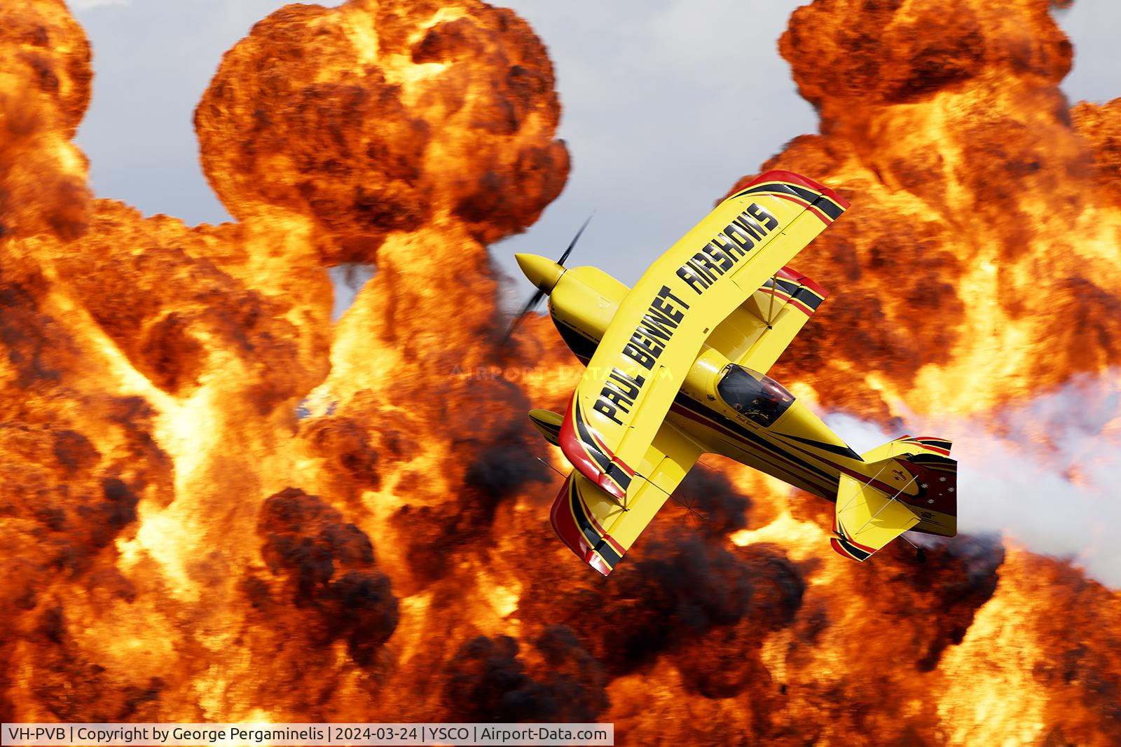 VH-PVB, 2008 Pitts S-1 Special C/N WPP-001, Warbirds Over Scone 2024.