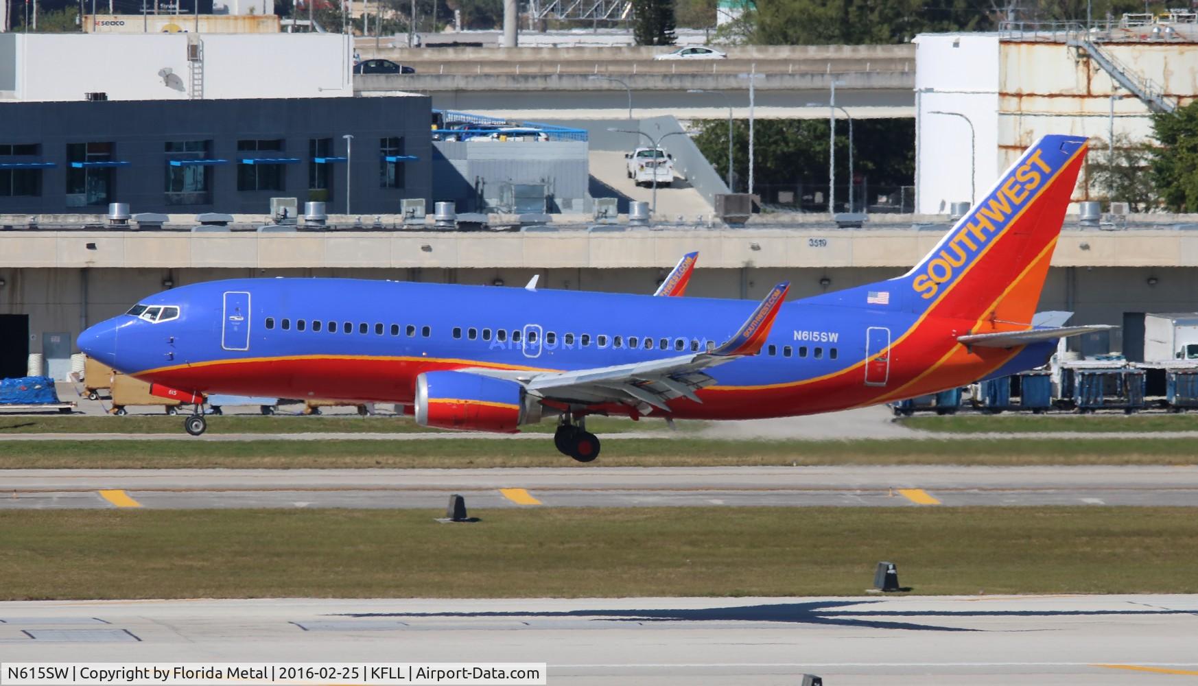 N615SW, 1995 Boeing 737-3H4 C/N 27698, SWA 733 oc zx MSY-FLL