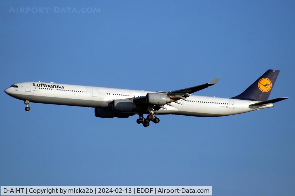 D-AIHT, 2008 Airbus A340-642 C/N 846, Landing