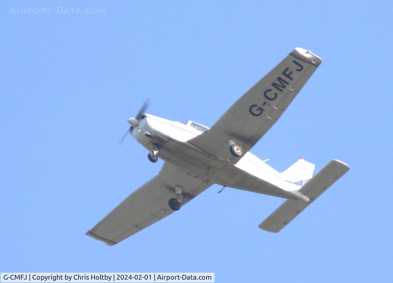 G-CMFJ, 1974 Piper PA-28-151 Cherokee Warrior C/N 287515176, Over Amwell, Herts