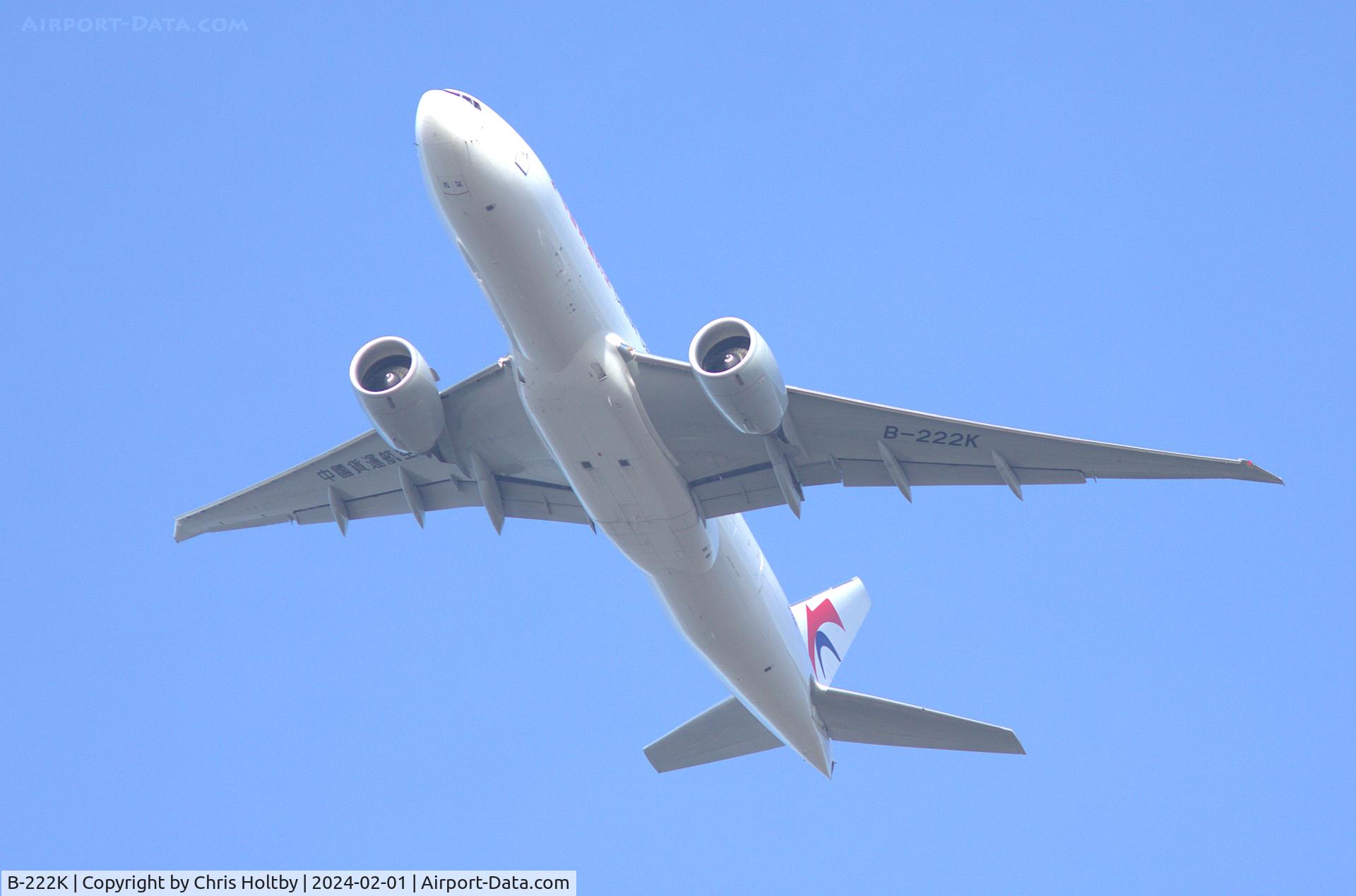 B-222K, 2022 Boeing 777-F C/N 67771, Over Amwell, Herts