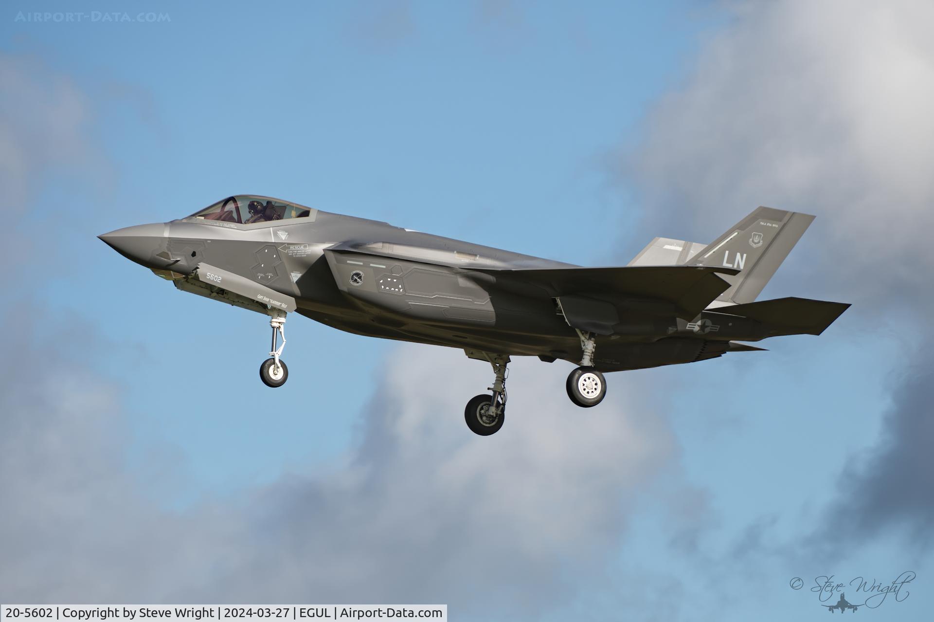 20-5602, Lockheed Martin F-35A Lightning II C/N AF-362, RAF Lakenheath, Suffolk UK