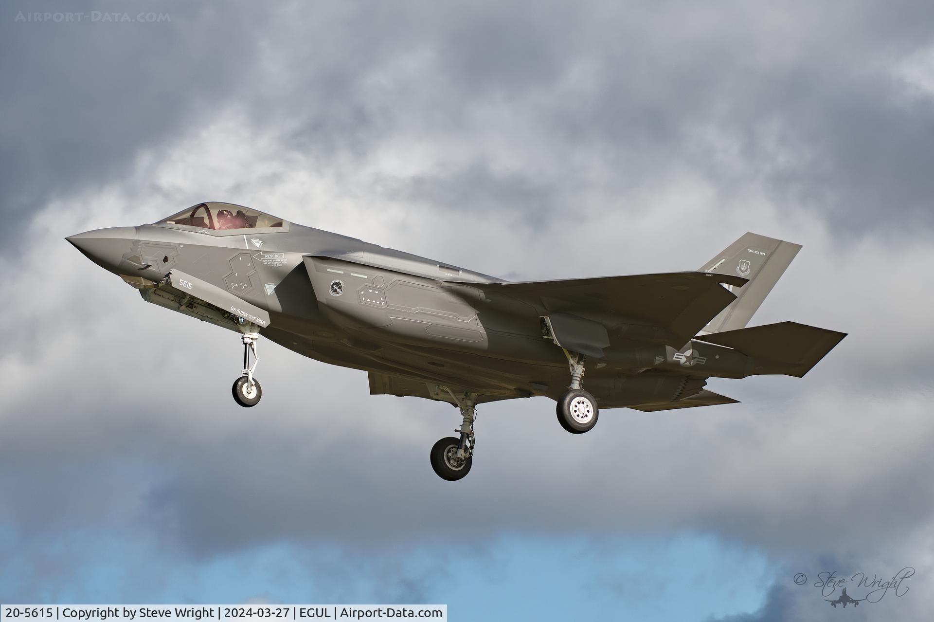 20-5615, Lockheed Martin F-35A Lightning II C/N AF-375, RAF Lakenheath, Suffolk. UK