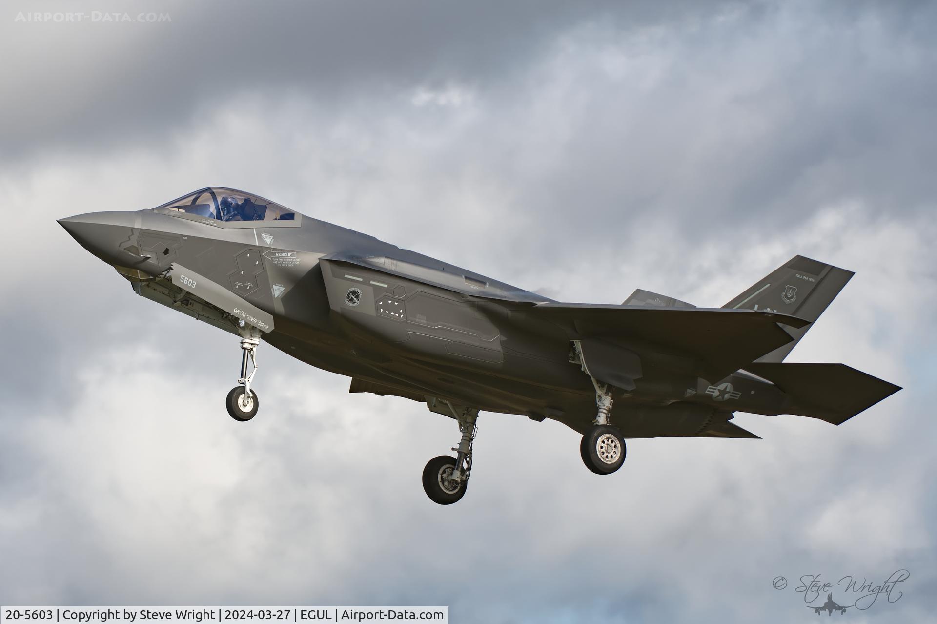 20-5603, Lockheed Martin F-35A Lightning II C/N AF-363, RAF Lakenheath, Suffolk. UK