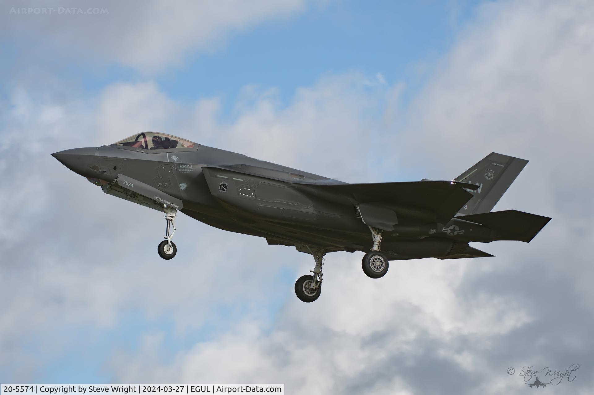20-5574, Lockheed Martin F-35A Lightning II C/N AF-334, RAF Lakenheath, Suffolk. UK