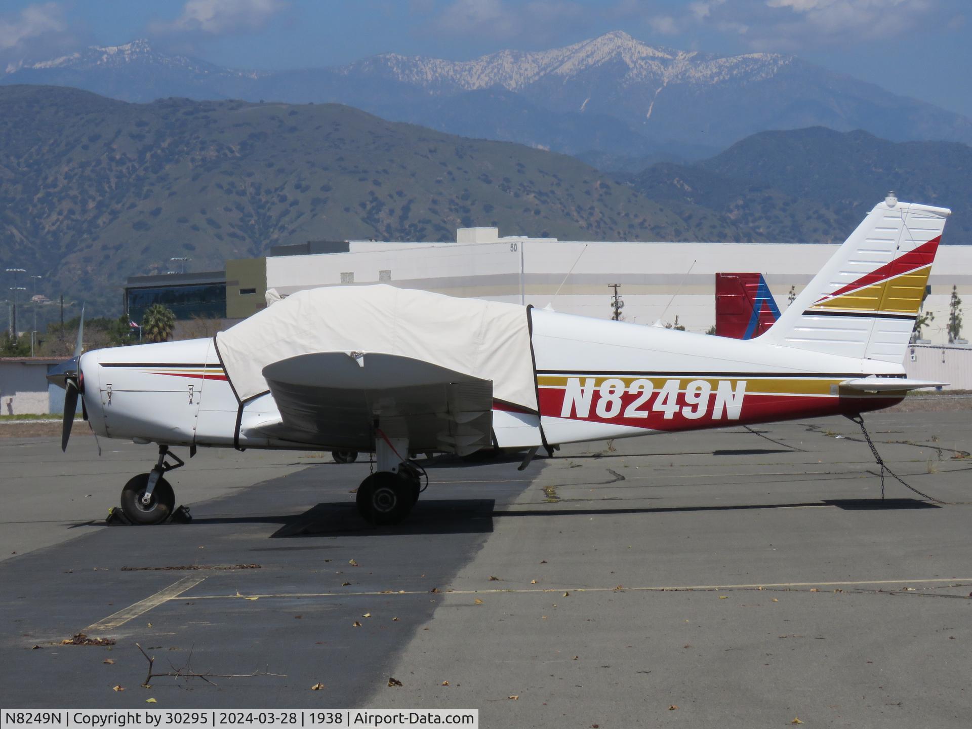 N8249N, 1969 Piper PA-28-140 C/N 28-25459, Parked