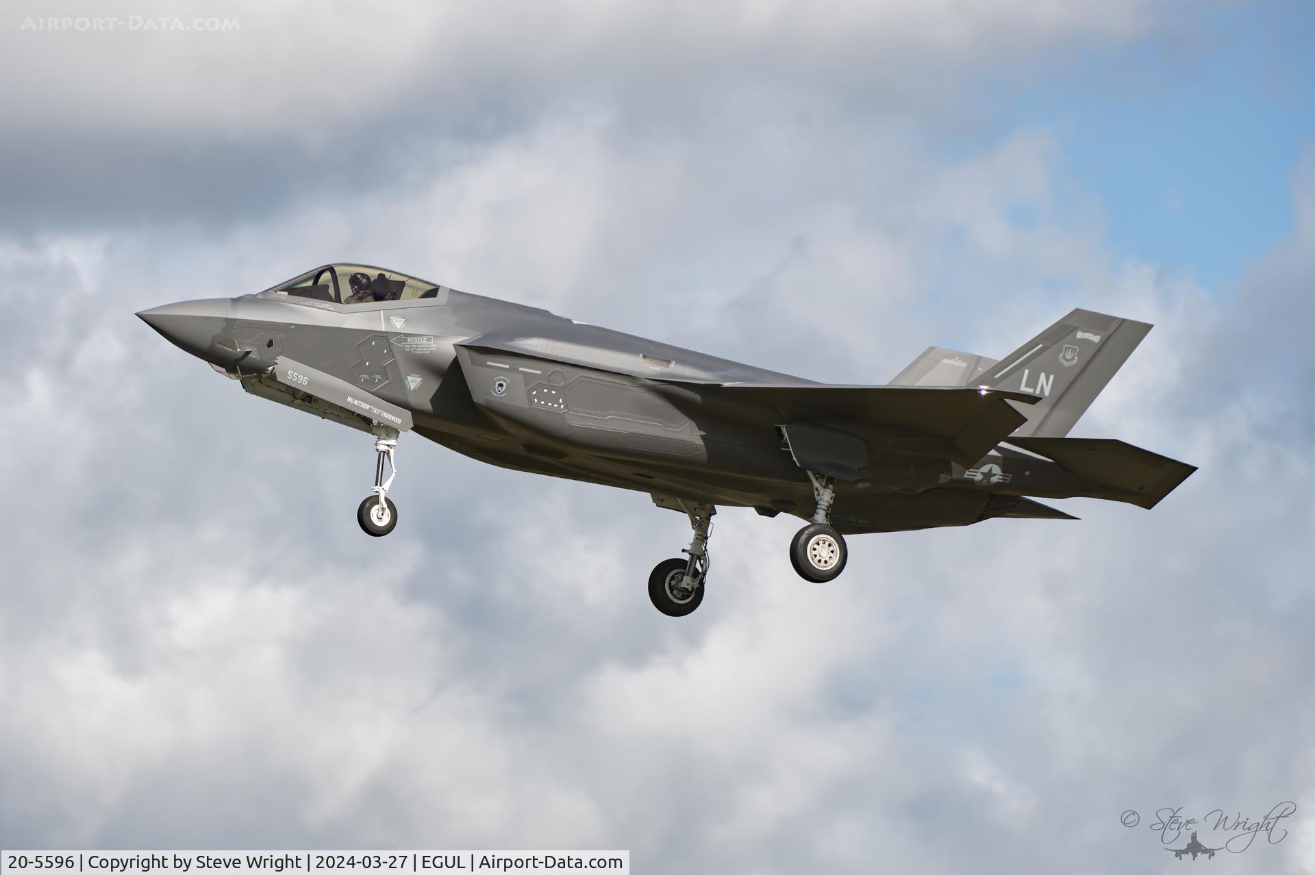 20-5596, Lockheed Martin F-35A Lightning II C/N AF-356, RAF Lakenheath, Suffolk. UK