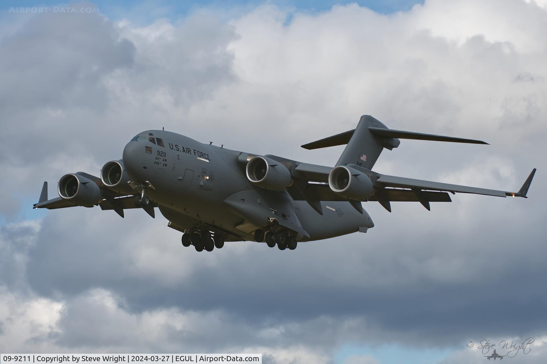09-9211, 2009 Boeing C-17A Globemaster III C/N P-211, RAF Lakenheath, Suffolk. UK