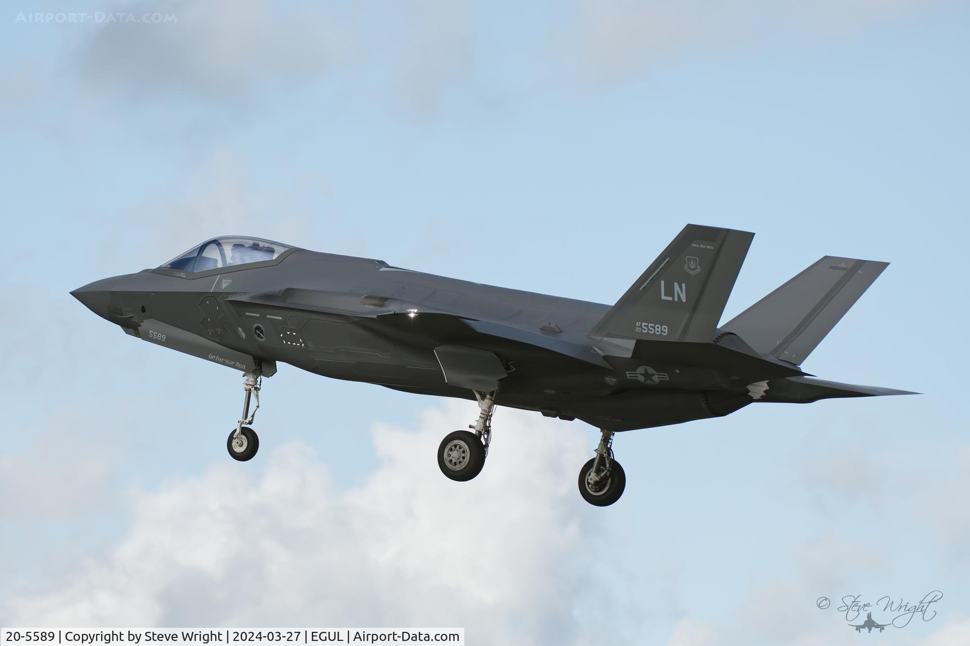 20-5589, 2022 Lockheed Martin F-35A Lightning II C/N AF-349, RAF Lakenheath, Suffolk. UK