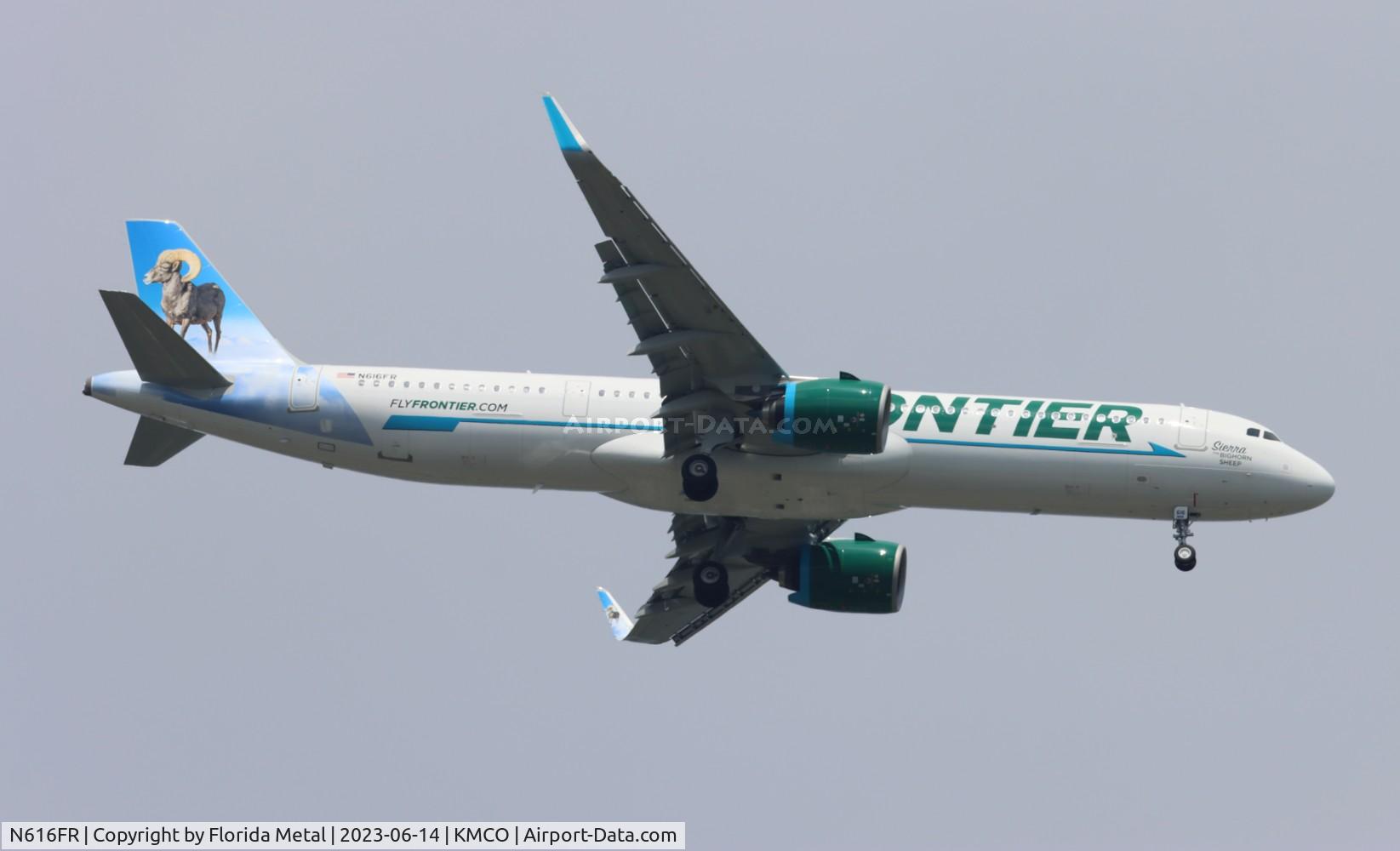 N616FR, 2023 Airbus A321-271NX C/N 11330, FFT A321NX Sierra zx CLE-MCO
