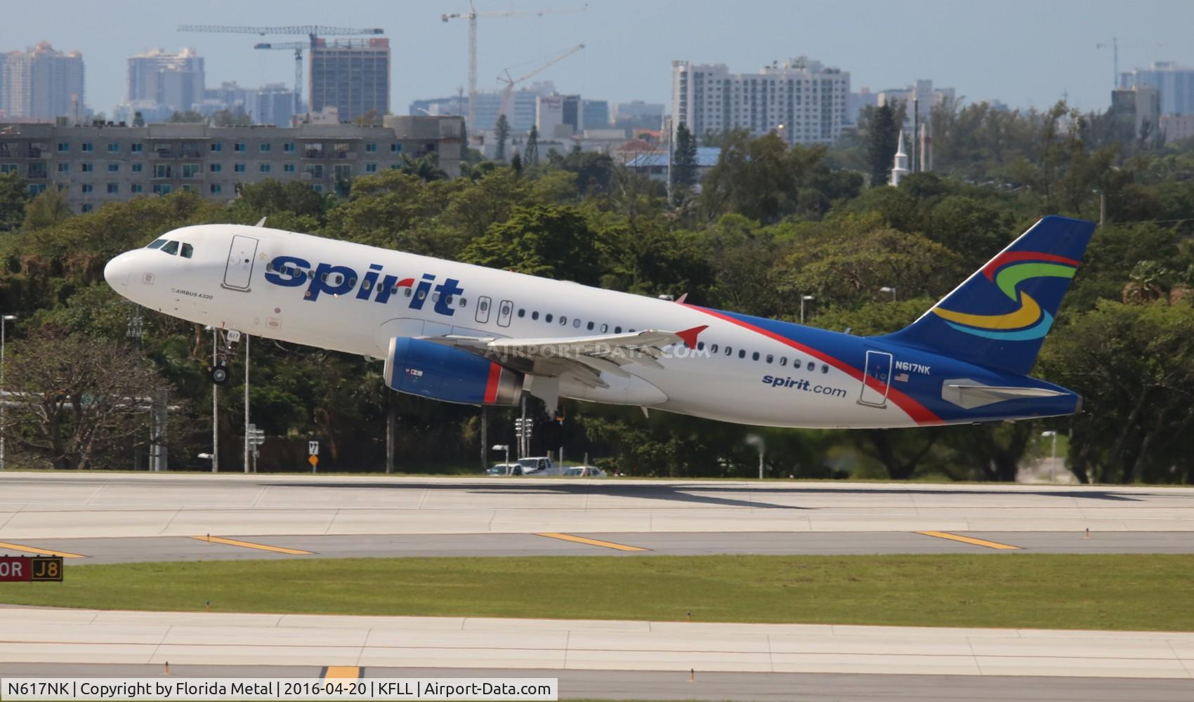 N617NK, 2012 Airbus A320-232 C/N 5387, NKS A320 blue/white zx FLL-SDQ