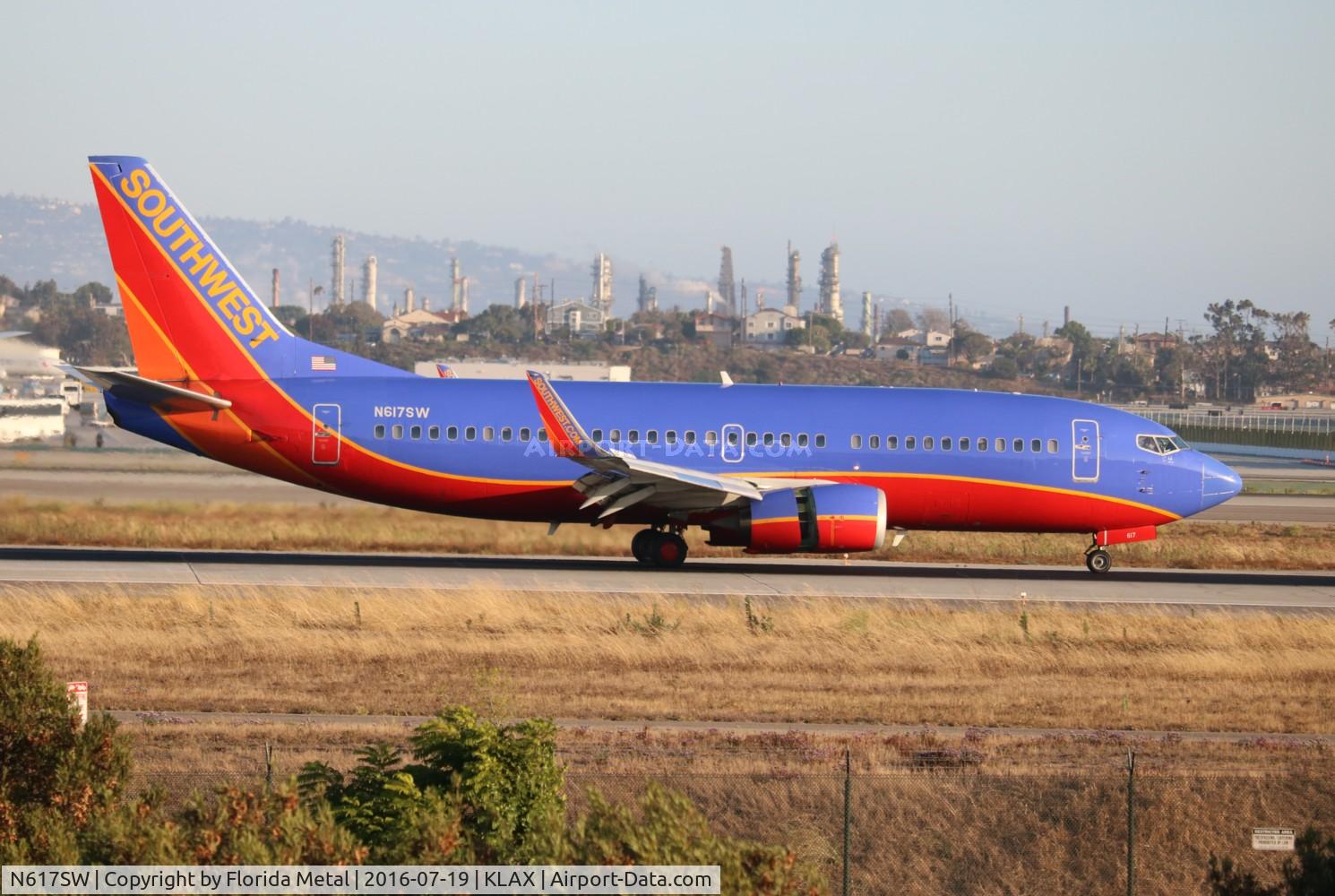 N617SW, 1995 Boeing 737-3H4 C/N 27700, SWA 733 oc zx SLC-LAX
