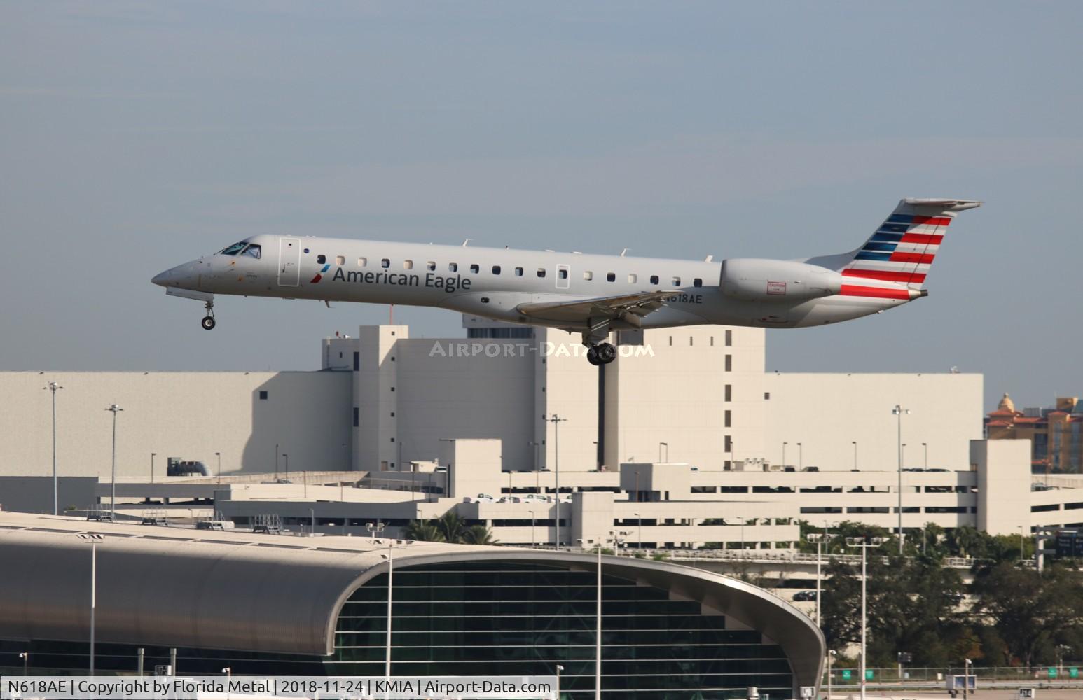 N618AE, 1998 Embraer ERJ-145LR (EMB-145LR) C/N 145097, ENY/AE E145 zx MHH-MIA