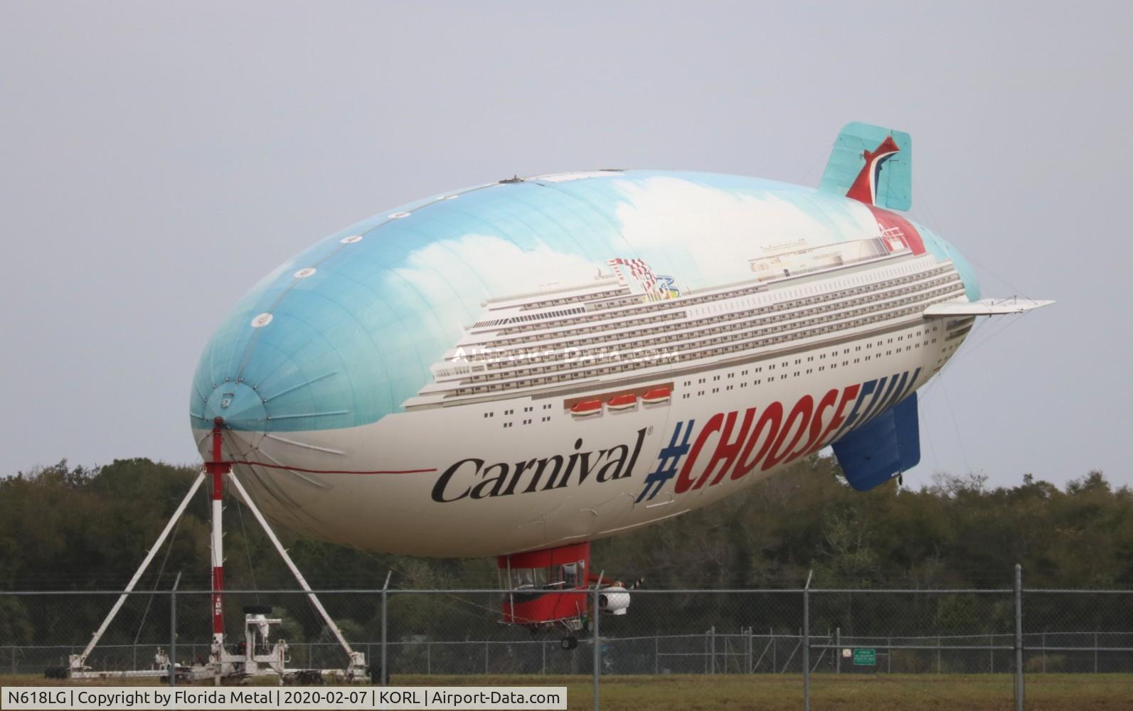 N618LG, 2000 American Blimp Corp A-60+ C/N 018, Carnival blimp zx