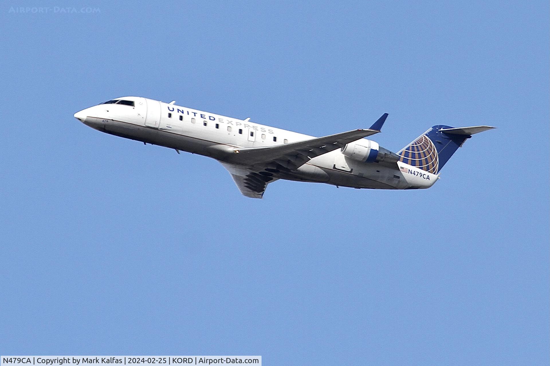 N479CA, 2002 Bombardier CRJ-200ER (CL-600-2B19) C/N 7675, CRJ2 Skywest/United Express BOMBARDIER INC CL-600-2B19, N479CA SKW5420 ORD-MLI