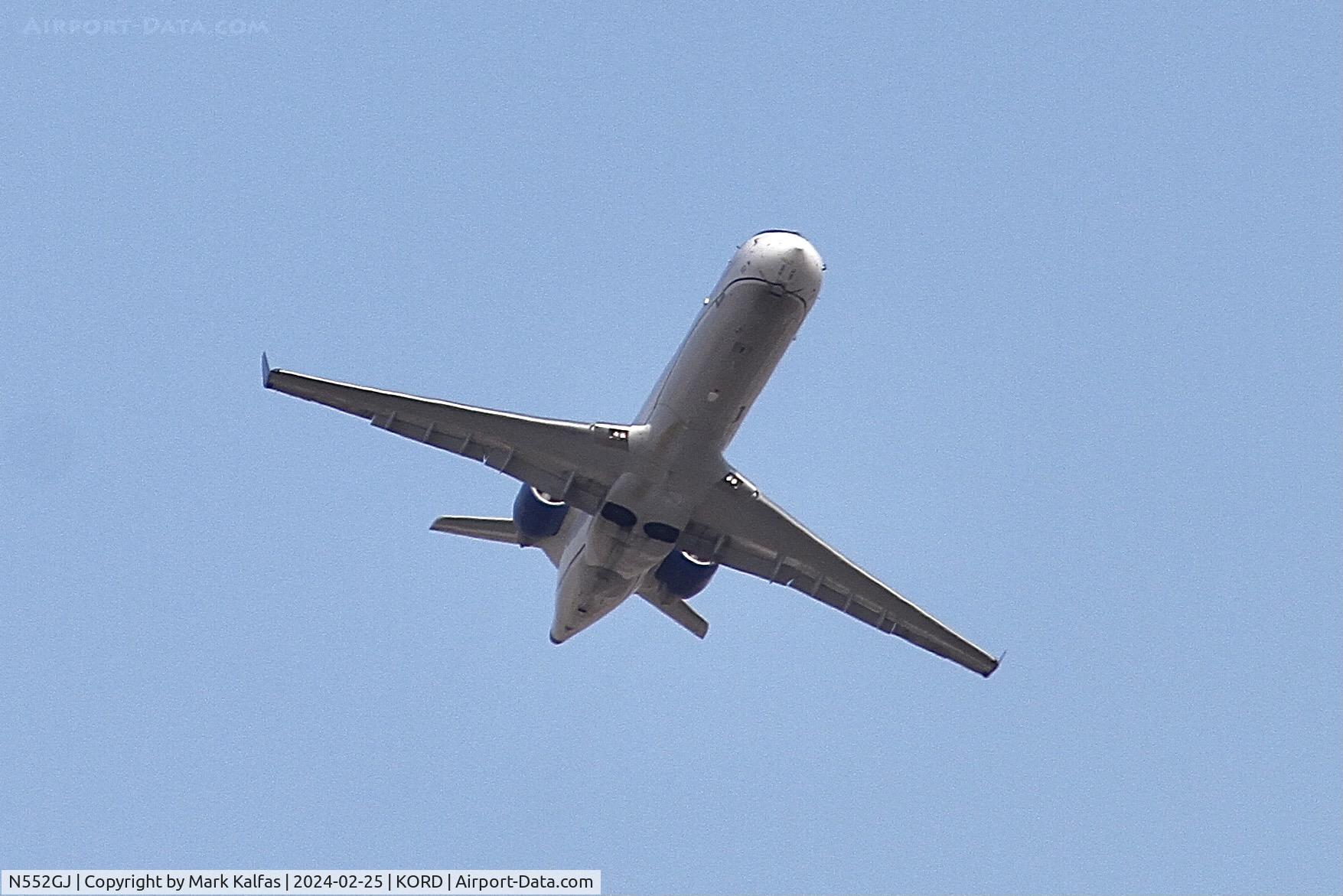 N552GJ, 2009 Bombardier CRJ-702 (CL-600-2C10) C/N 10287, CRJ7 GoJet/United Express Bombardier CRJ-701 (CRJ-550) CL-600-2C10  N552GJ GJS4383 ORD-MEM