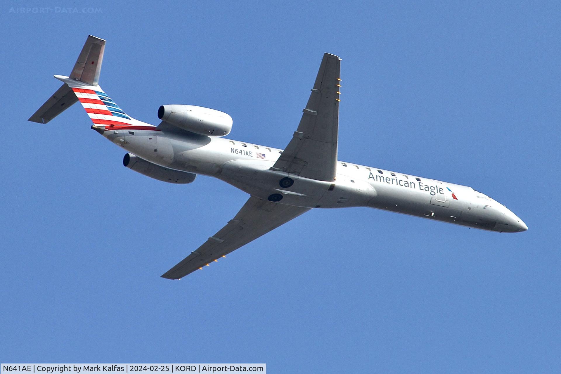 N641AE, 1999 Embraer ERJ-145LR (EMB-145LR) C/N 145191, E145 Piedmont/American Eagle Embraer ERJ-145 N641AE PDT8860 ORD-RIC