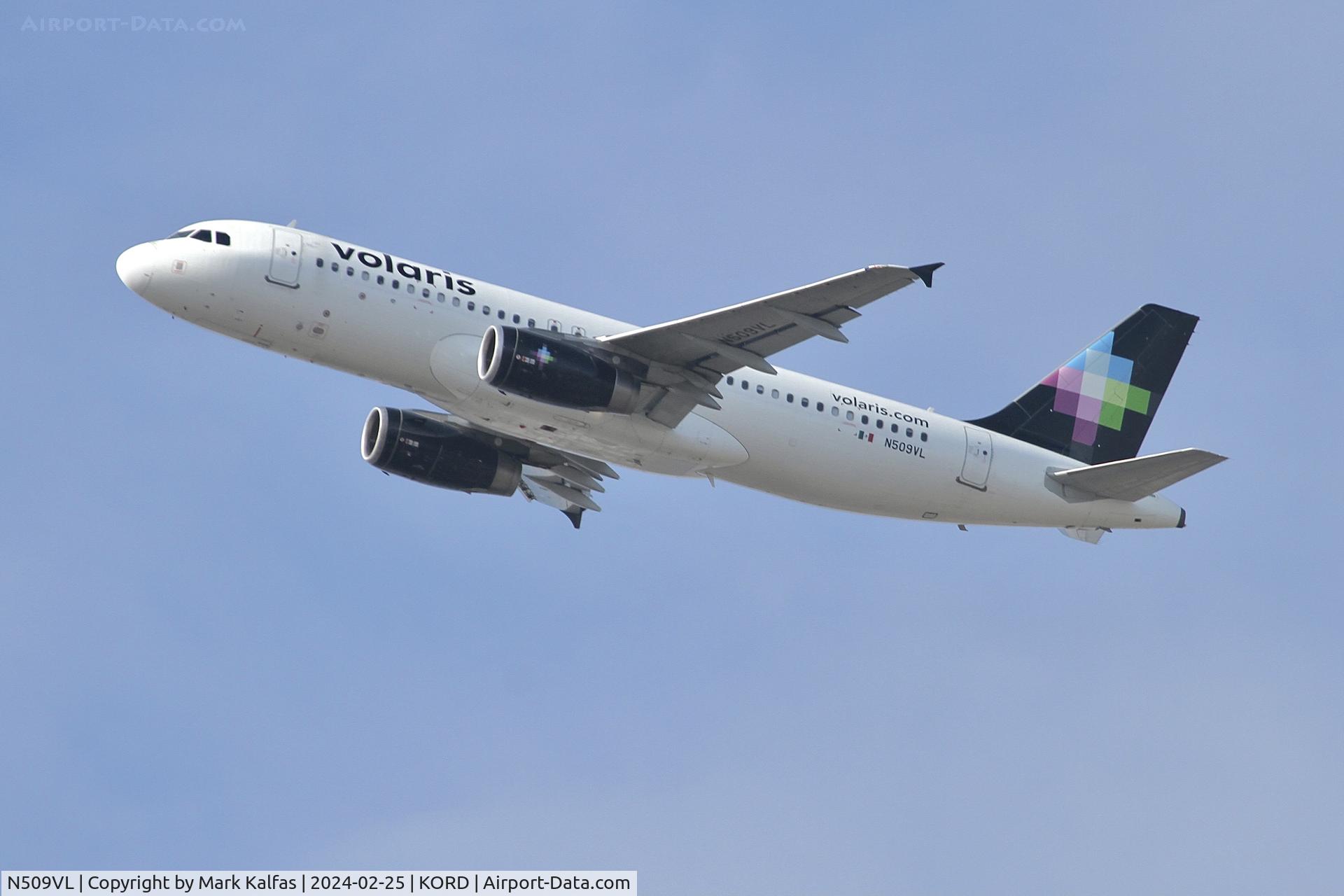 N509VL, 2012 Airbus A320-231 C/N 5062, A320 Volaris A320-231 N509VL VOC4085 N509VL VOI290 ORD-MMLO