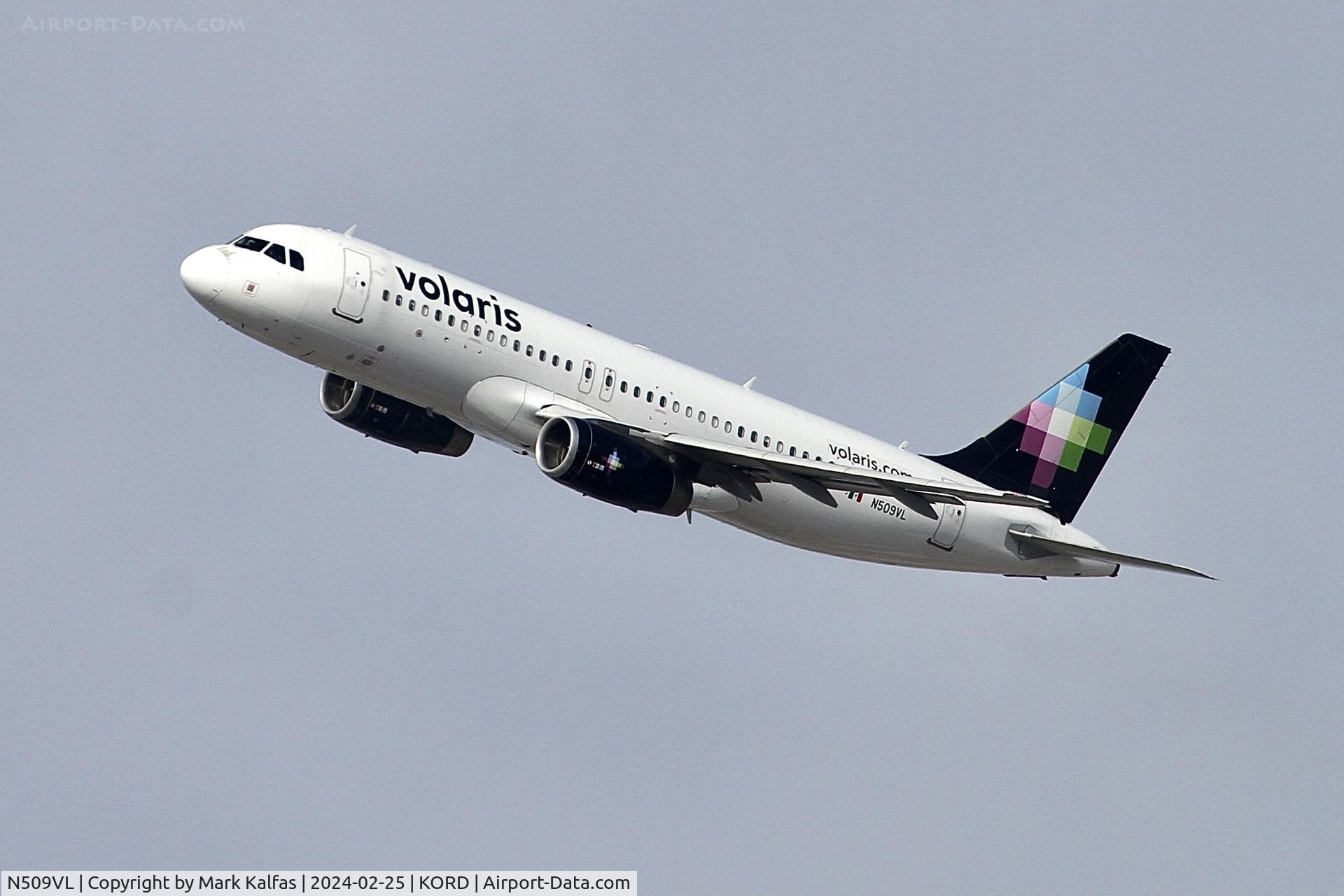 N509VL, 2012 Airbus A320-231 C/N 5062, A320 Volaris A320-231 N509VL VOC4085 N509VL VOI290 ORD-MMLO