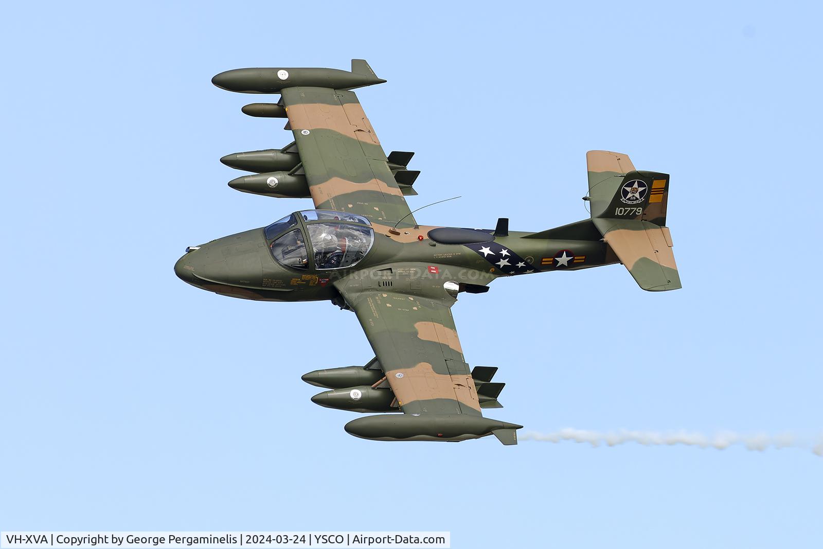 VH-XVA, 1968 Cessna A-37B Dragonfly C/N 43130, Warbirds Over Scone 2024.