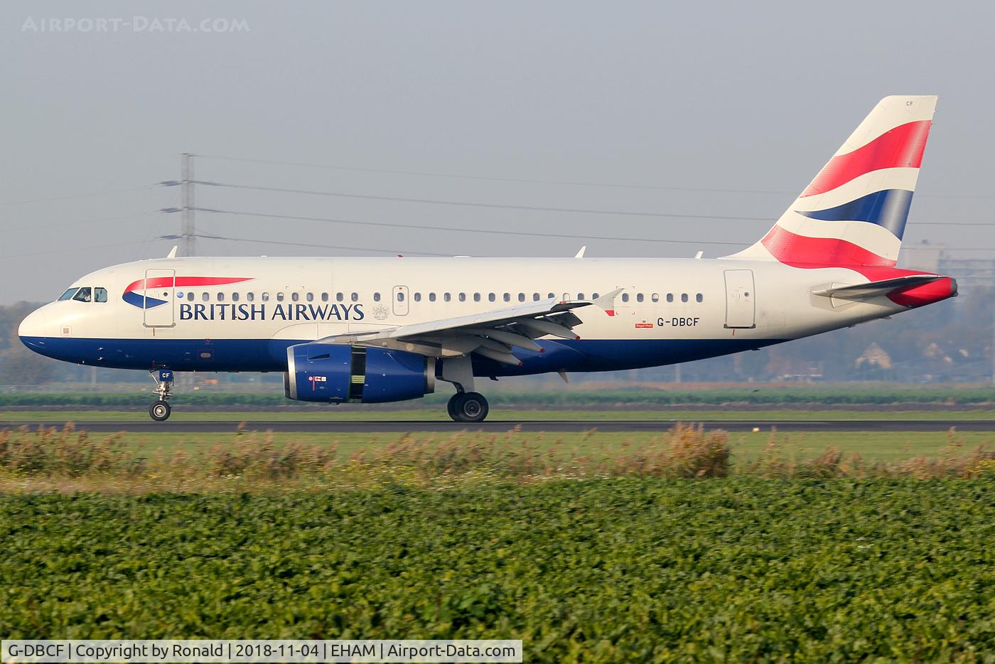 G-DBCF, 2005 Airbus A319-131 C/N 2466, at spl