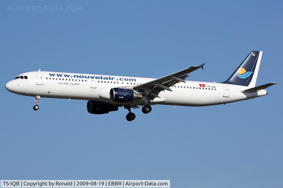 TS-IQB, 1999 Airbus A321-211 C/N 995, at ebbr