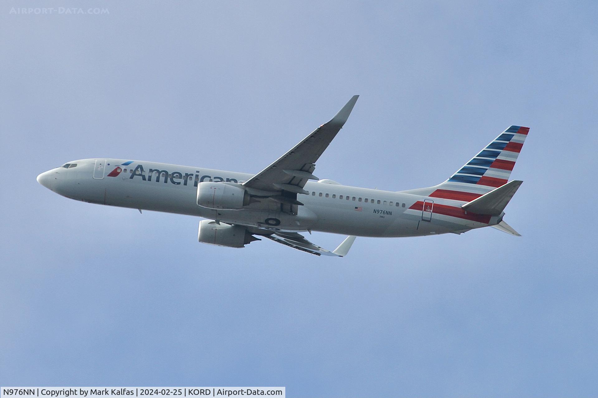 N976NN, 2015 Boeing 737-832 C/N 33243, B738 American Airlines Boeing 737-823 N976NN AAL2839  ORD-DFW