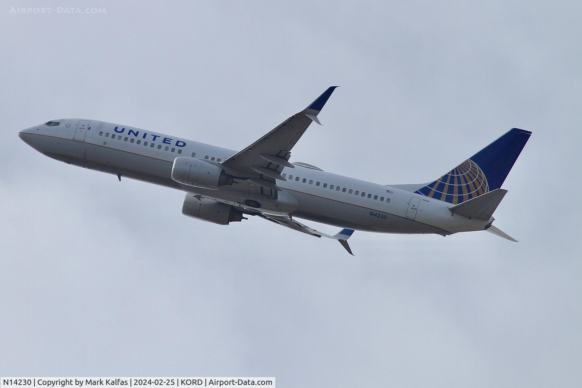 N14230, 1999 Boeing 737-824 C/N 28794, B738 United Airlines Boeing 737-824 N14230 UAL2042 ORD-MCO