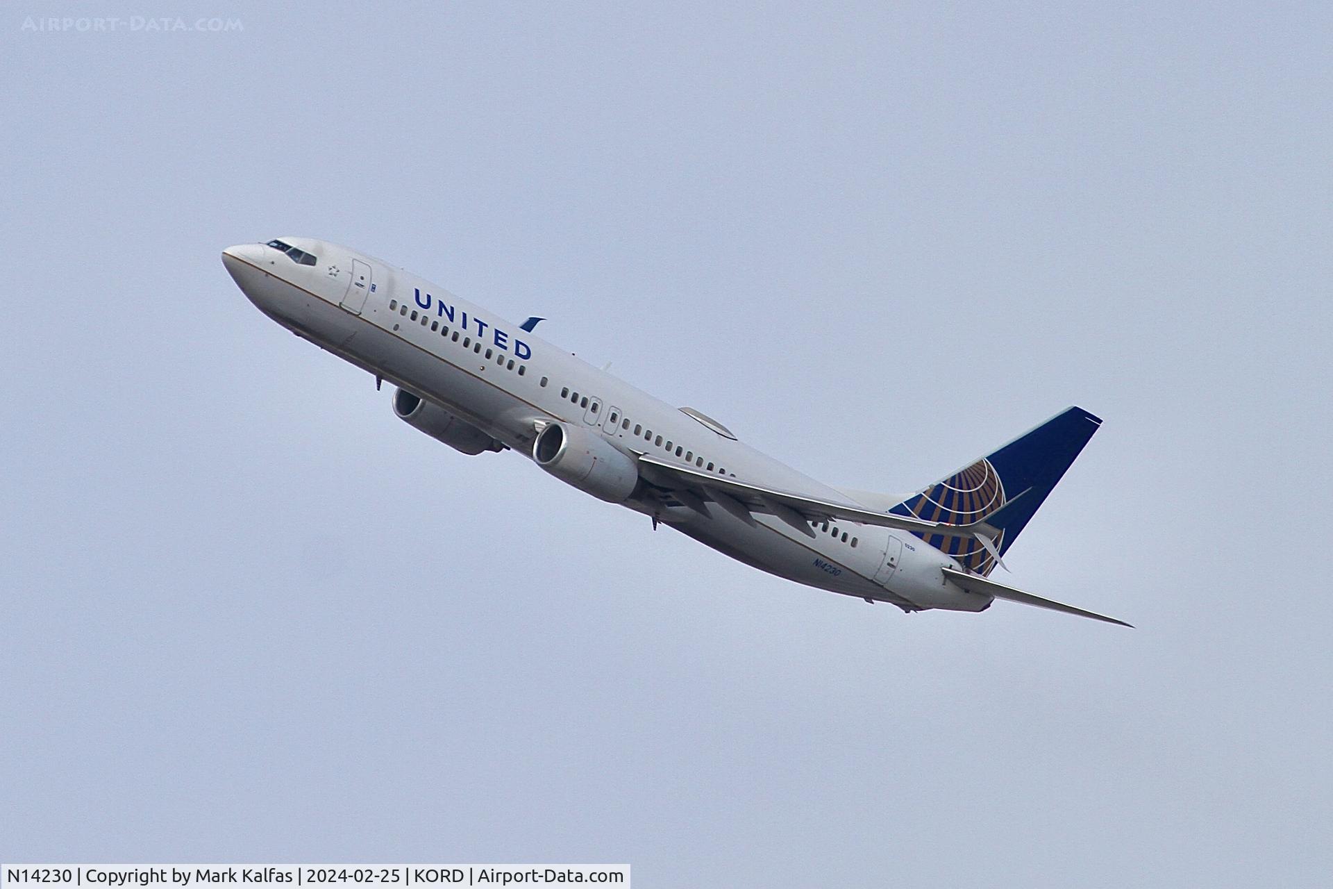 N14230, 1999 Boeing 737-824 C/N 28794, B738 United Airlines Boeing 737-824 N14230 UAL2042 ORD-MCO