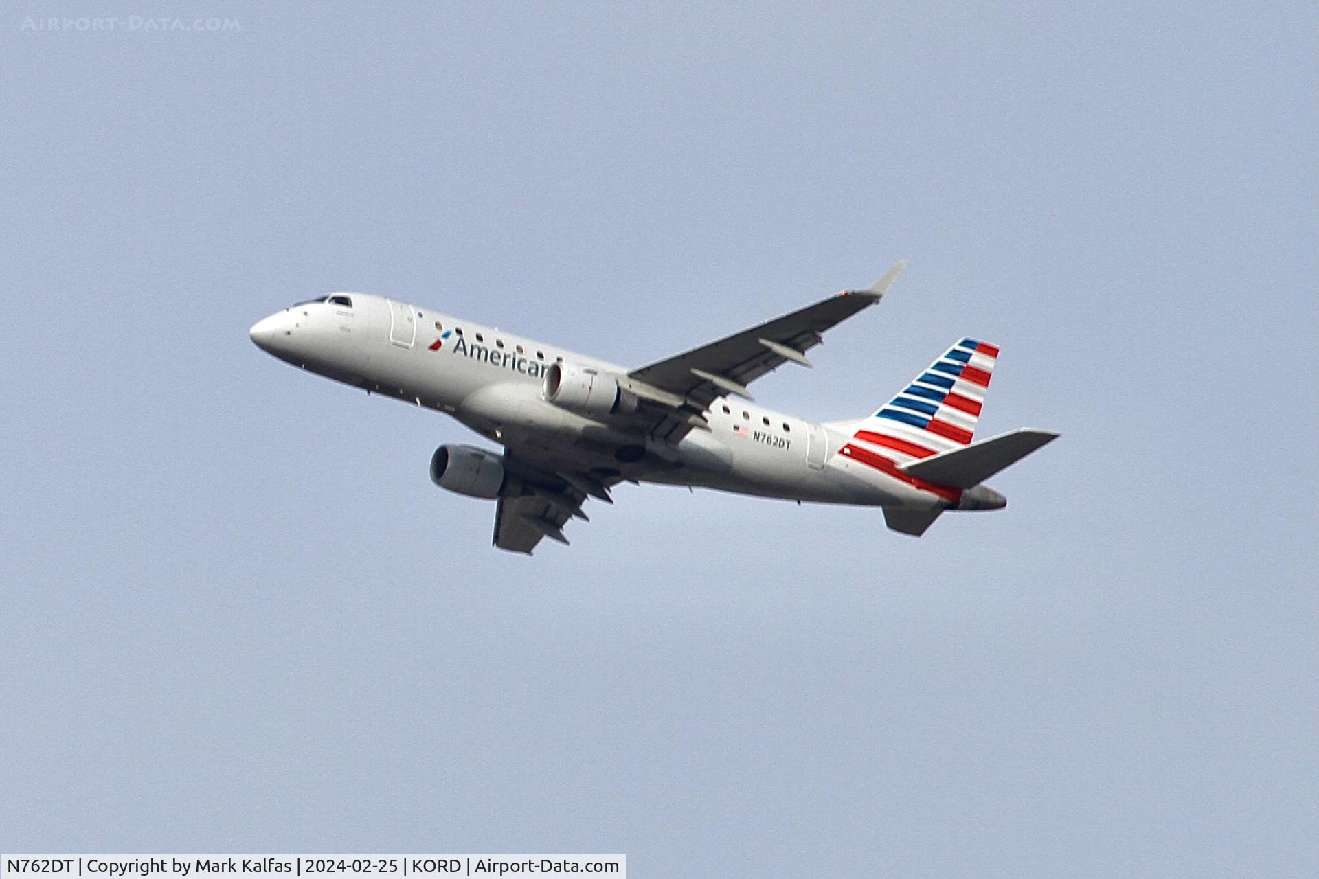 N762DT, 2009 Embraer 170STD (ERJ-170-100STD) C/N 17000298, E170 Envoy/ American Eagle EMBRAER ERJ 170-100 STD N762DT ENY3770 ORD-ATW