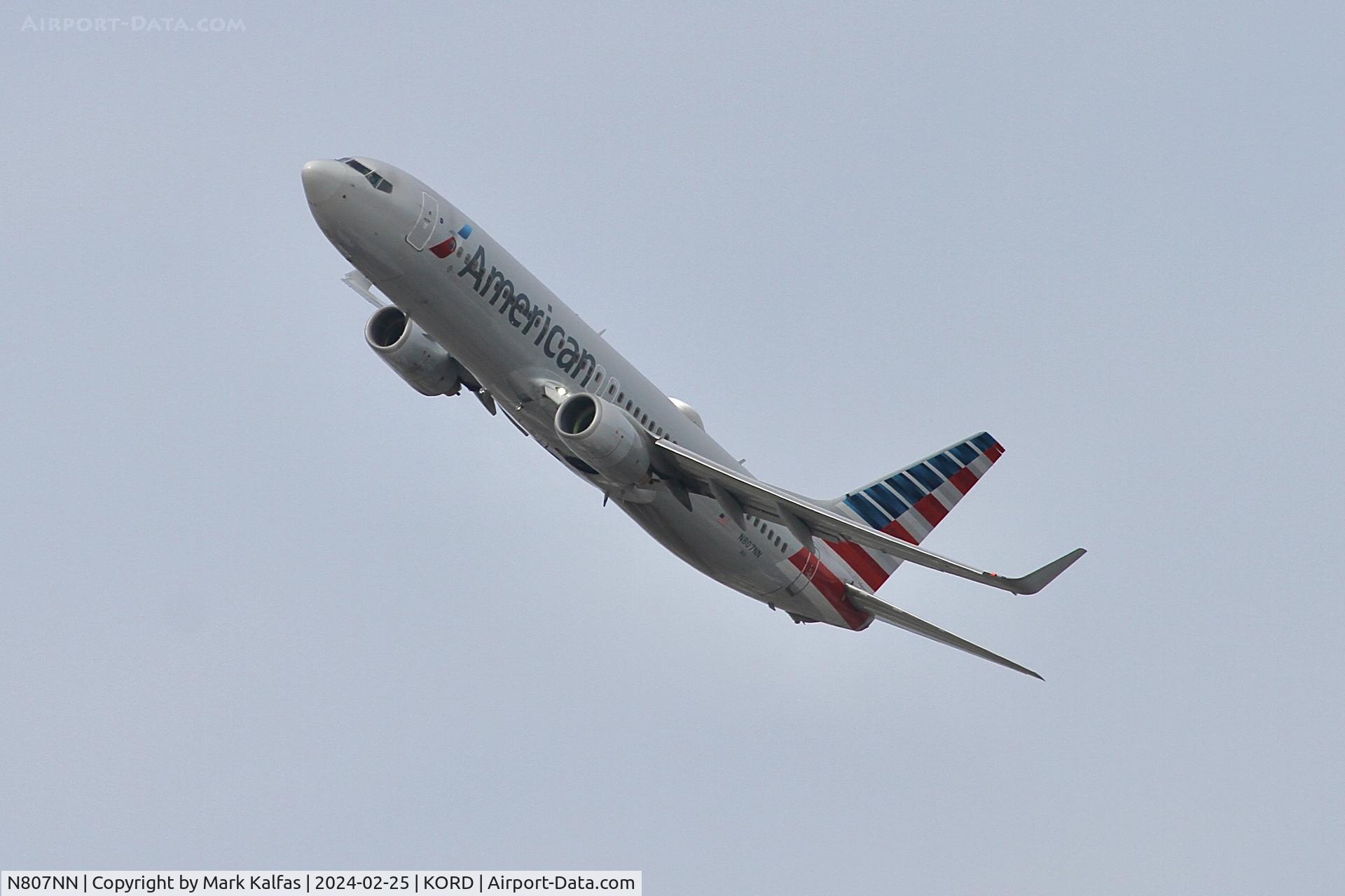 N807NN, 2009 Boeing 737-823 C/N 31077, B738 American Airlines BOEING 737-823  N807NN AAL2499 ORD-DFW