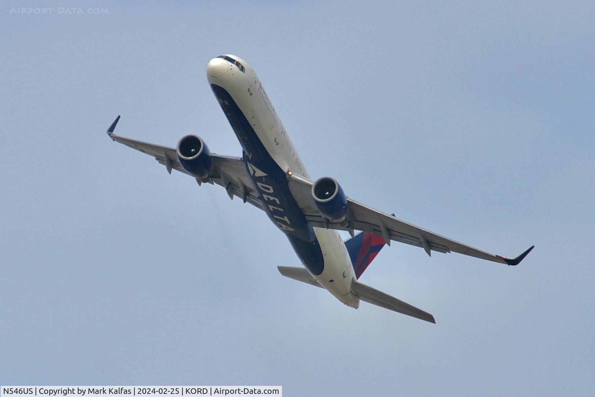 N546US, 1996 Boeing 757-251 C/N 26493, B752 Delta Airlines BOEING 757-251 N546US DAL1477 ORD-ATL