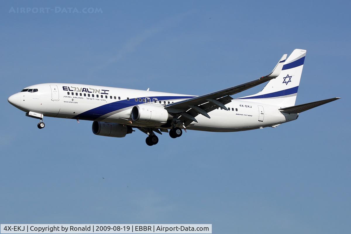 4X-EKJ, 2009 Boeing 737-85P C/N 35486, at ebbr