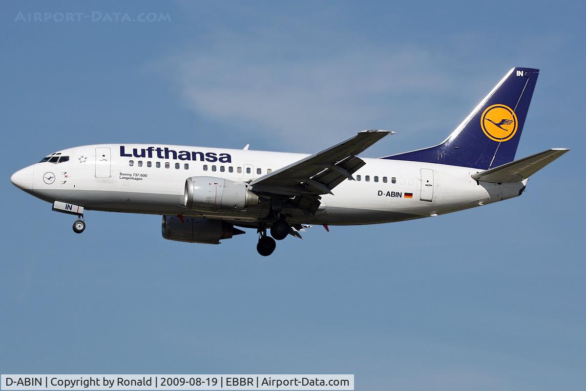 D-ABIN, 1991 Boeing 737-530 C/N 24938, at ebbr