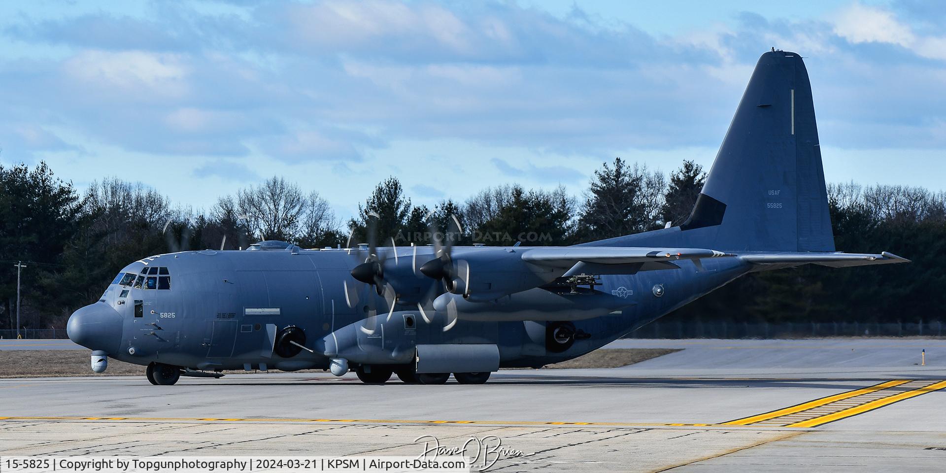 15-5825, 2015 Lockheed Martin AC-130J C/N 382-5825, HEAL15 turning on the hammerhead for RW34 to take the active,.