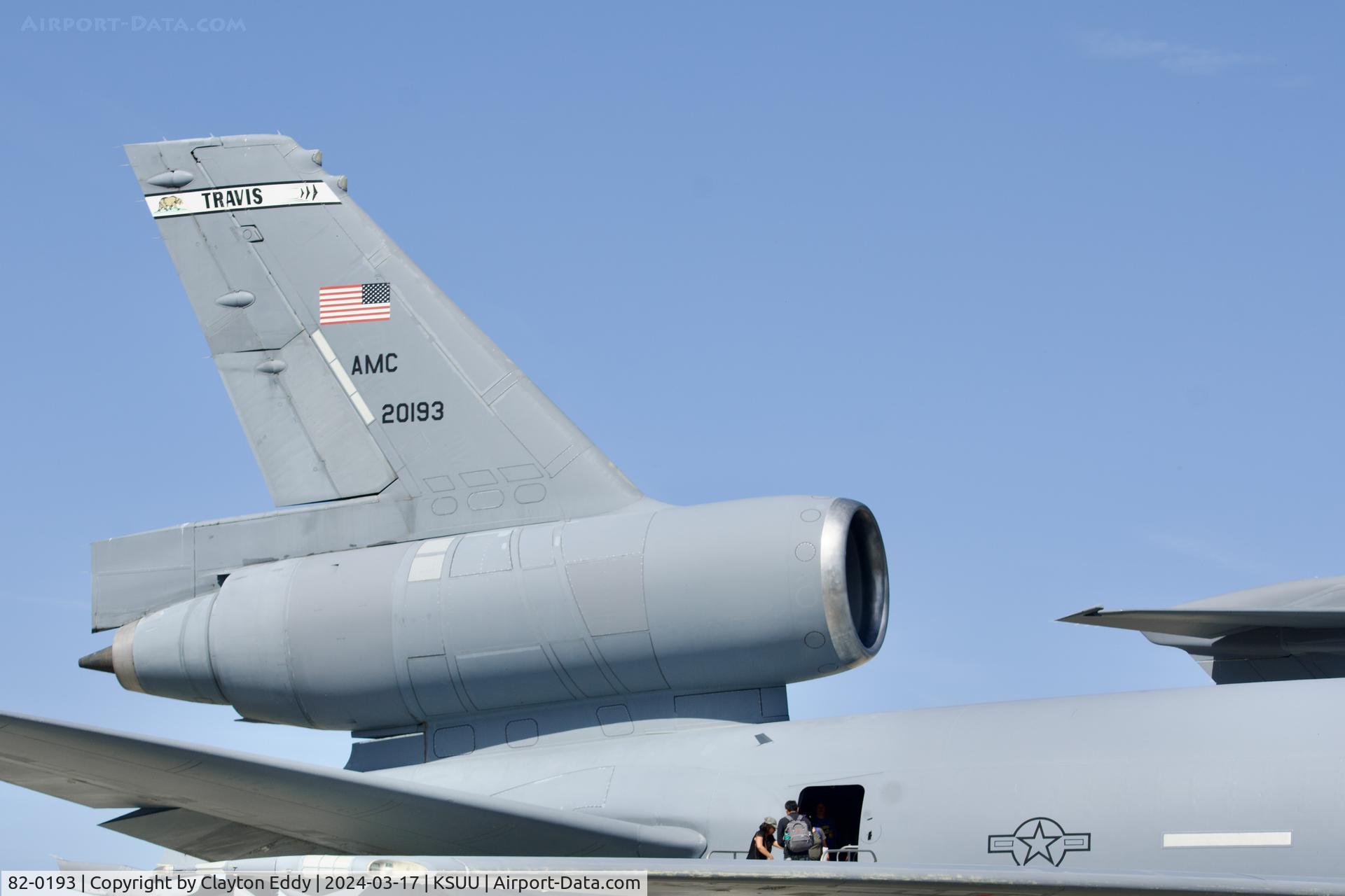 82-0193, 1982 McDonnell Douglas KC-10A Extender C/N 48215, Last year KC-10 Travis AFB airshow 2024.