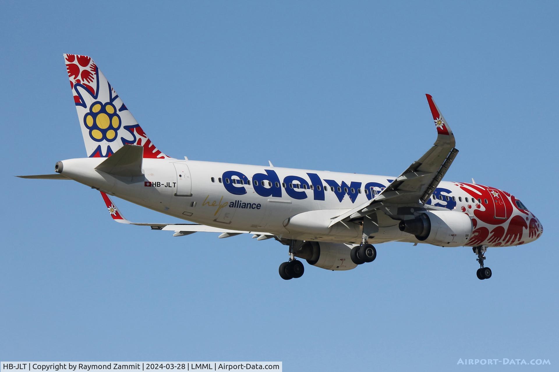 HB-JLT, 2013 Airbus A320-214 C/N 5518, A320 HB-JLT Edelweiss