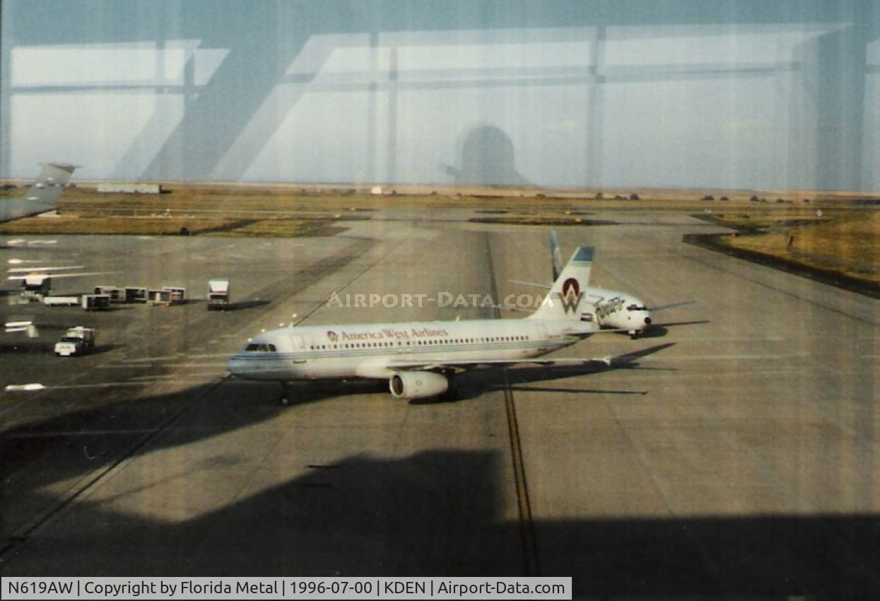 N619AW, 1995 Airbus A320-232 C/N 527, AWE A320 zx assumed PHX-DEN