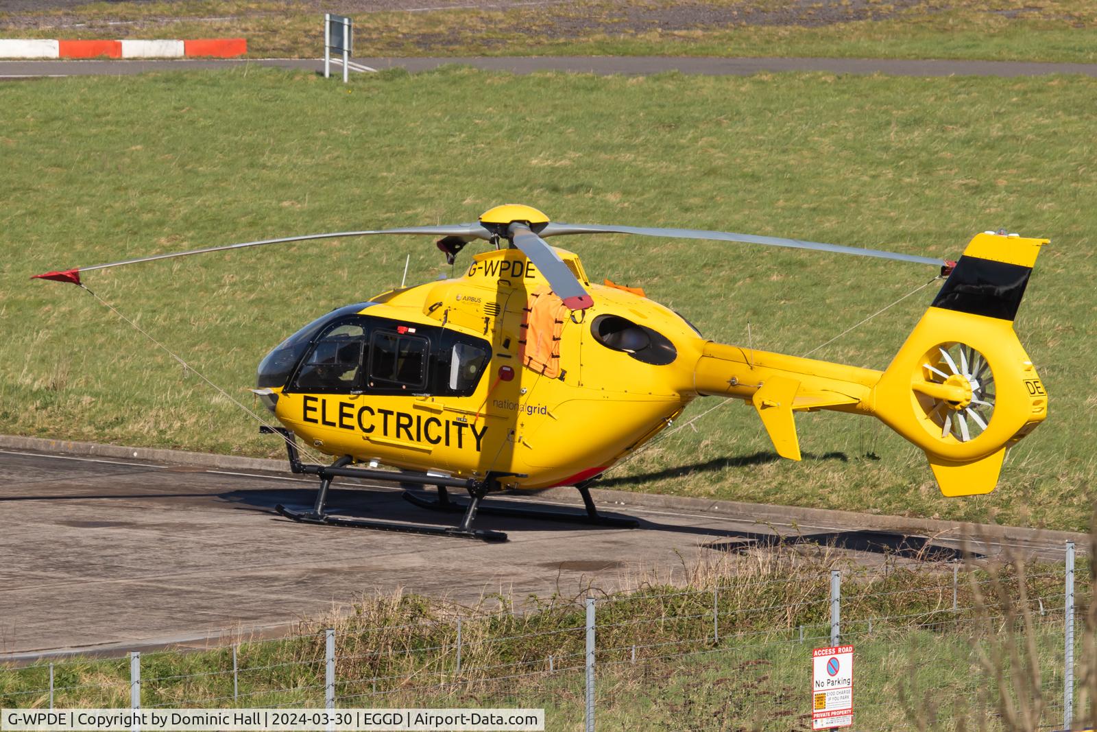 G-WPDE, 2015 Airbus Helicopters EC-135P-2+ C/N 1145, Sat on the southside apron