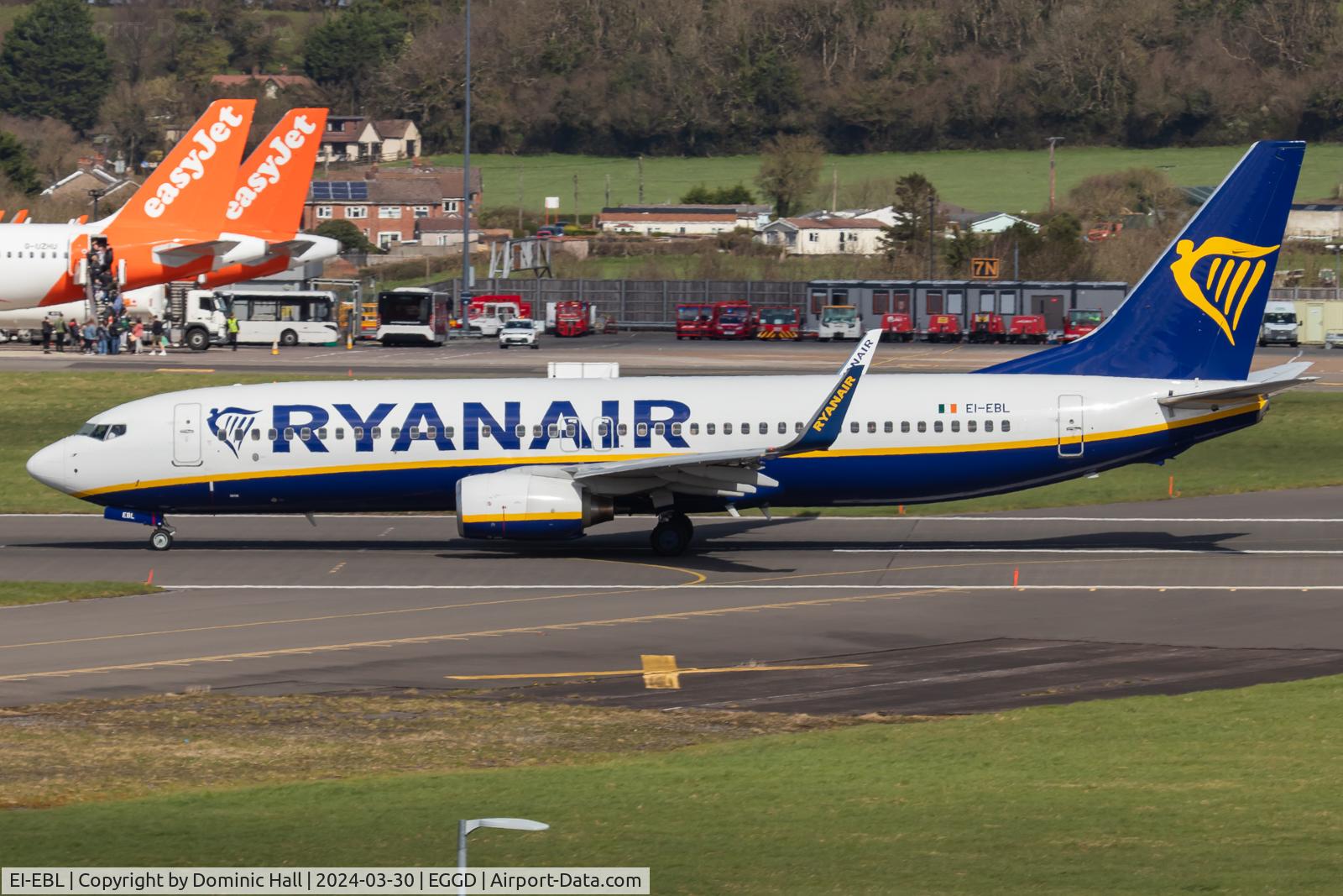 EI-EBL, 2009 Boeing 737-8AS C/N 37529, Bristol Airport 30/03/24