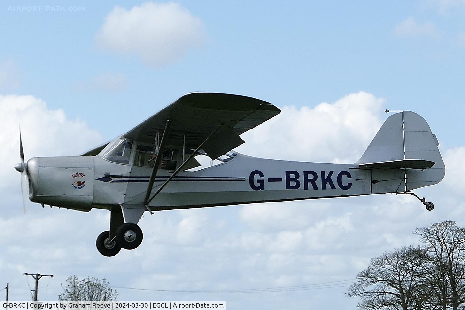 G-BRKC, Auster J-1 Autocrat C/N 2749, Landing at Fenland.