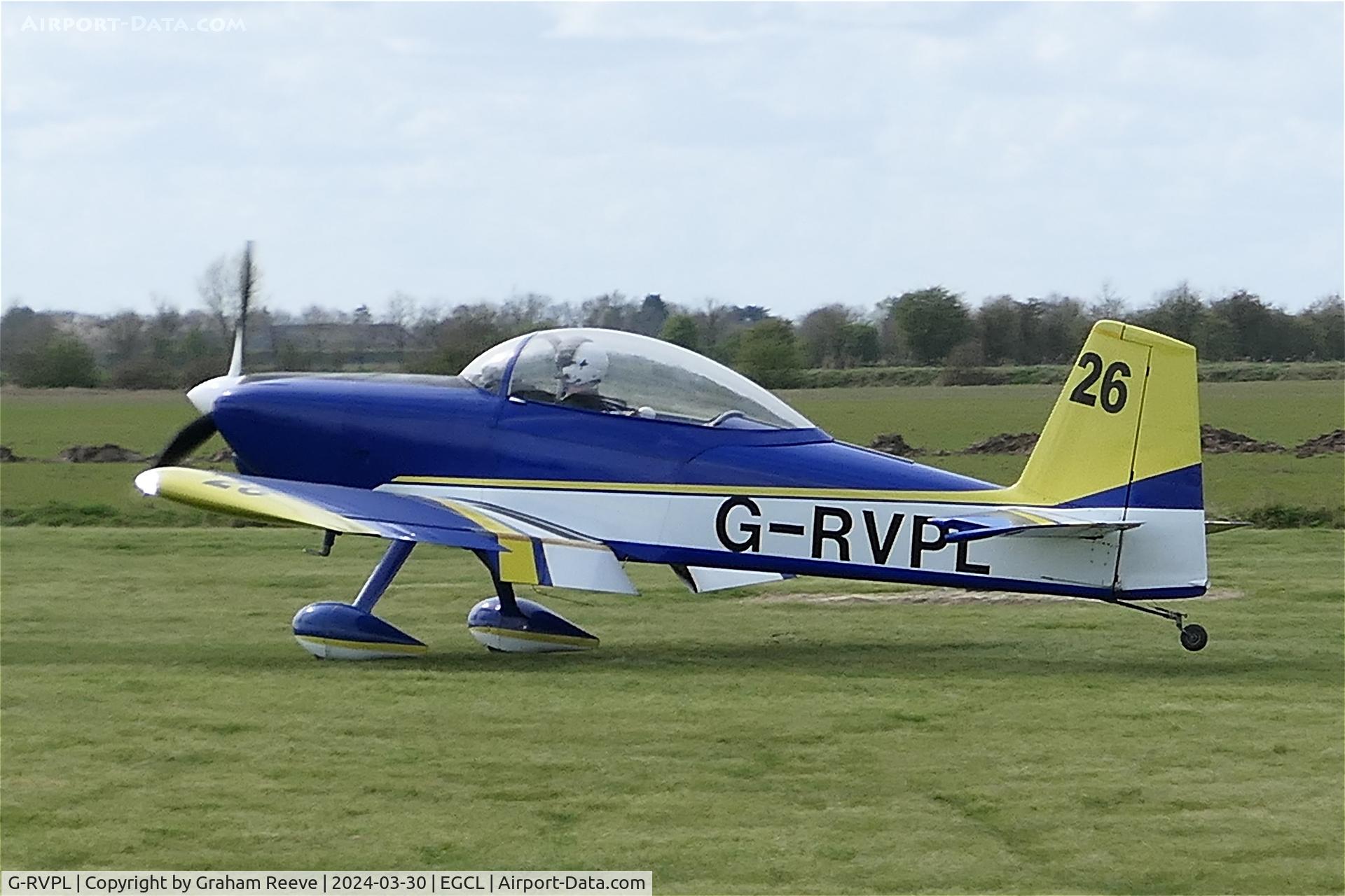 G-RVPL, 2006 Vans RV-8 C/N PFA 303-13885, Landing at Fenland.