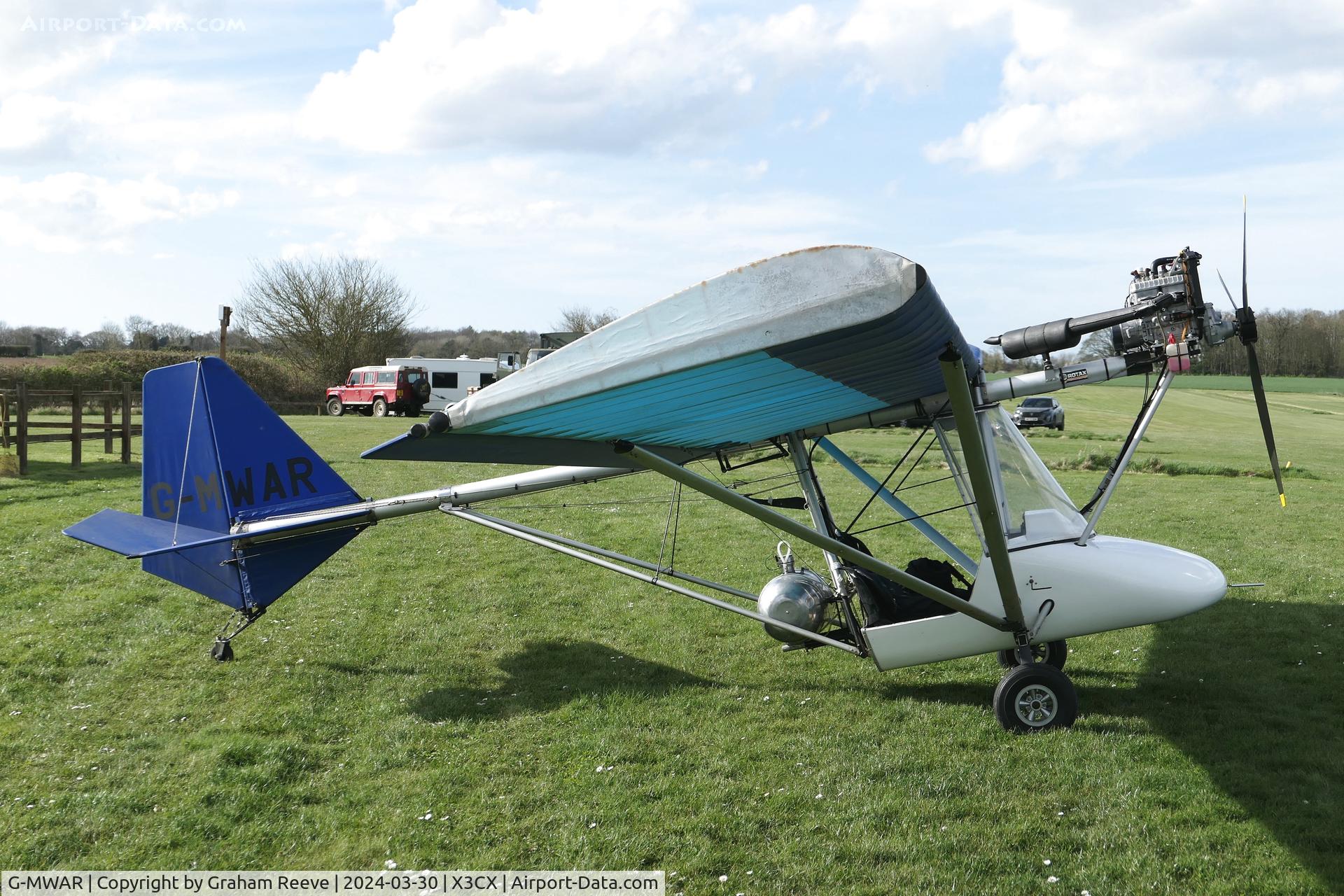 G-MWAR, 1991 Thruster T300 C/N 089-T300-392, Parked at Northrepps.
