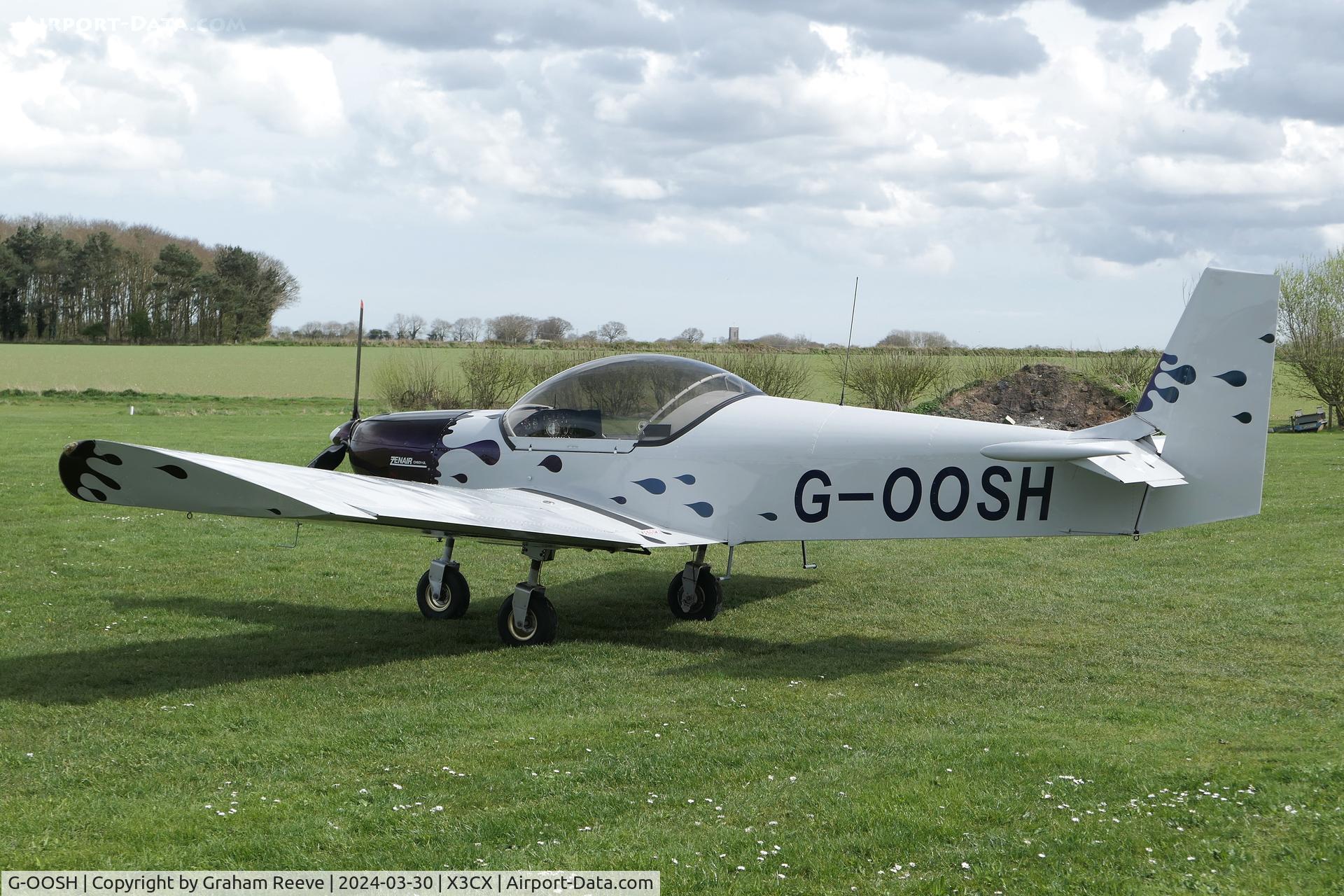 G-OOSH, 2006 Zenair CH-601UL Zodiac C/N PFA 162A-14022, Parked at Northrepps.