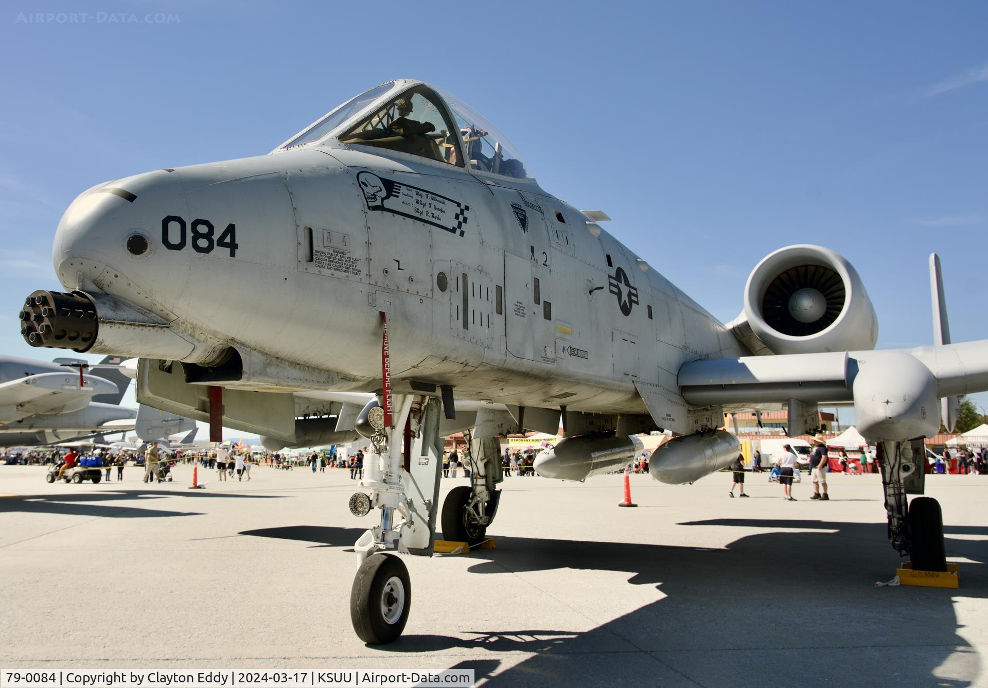 79-0084, 1979 Fairchild Republic A-10C Thunderbolt II C/N A10-0348, Travis AFB airshow California 2024.