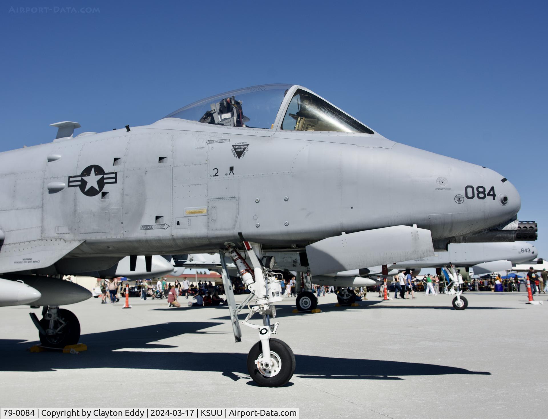 79-0084, 1979 Fairchild Republic A-10C Thunderbolt II C/N A10-0348, Travis AFB airshow California 2024.