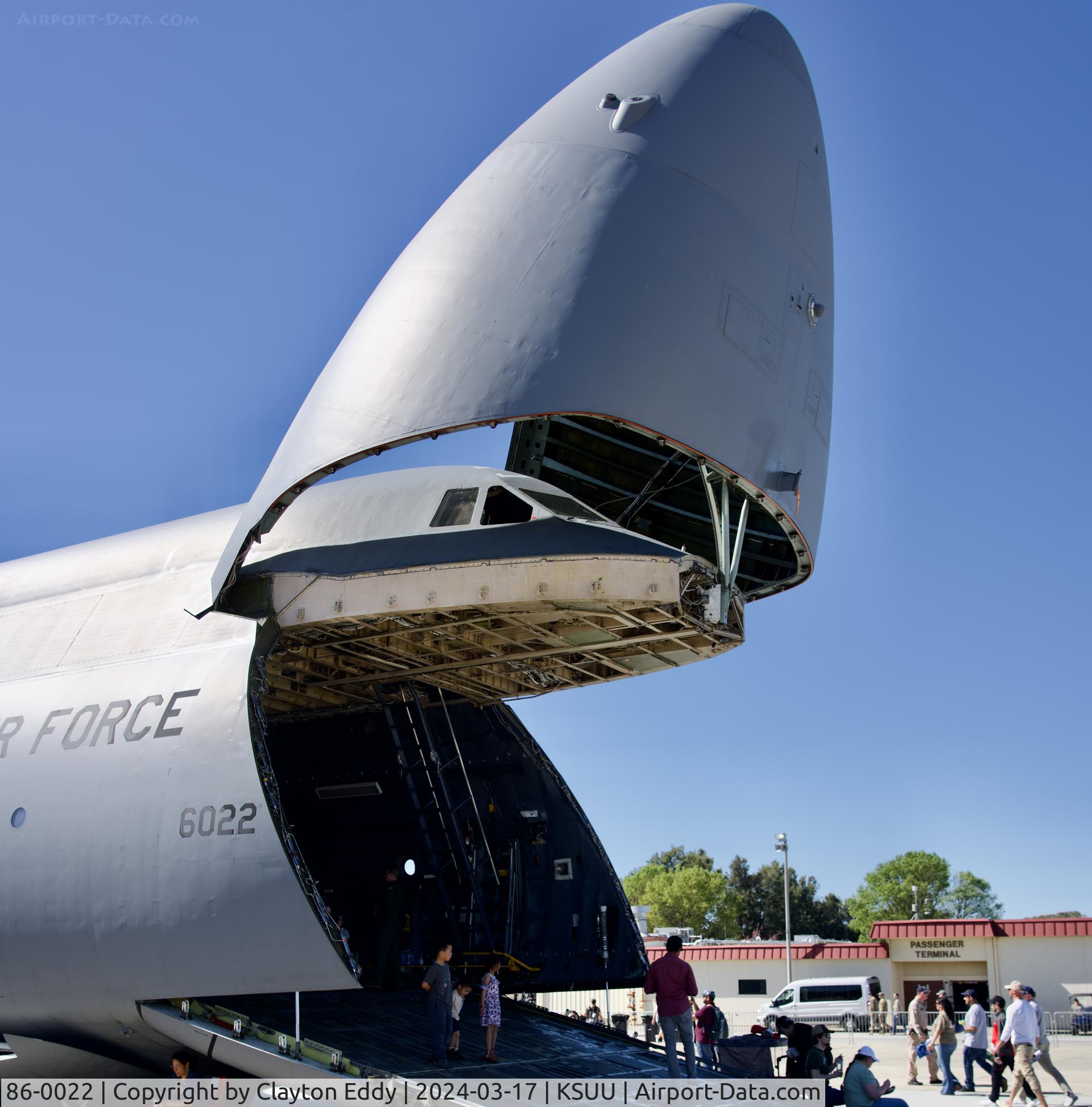 86-0022, 2015 Lockheed C-5M Super Galaxy C/N 500-0108, Travis AFB airshow California 2024.