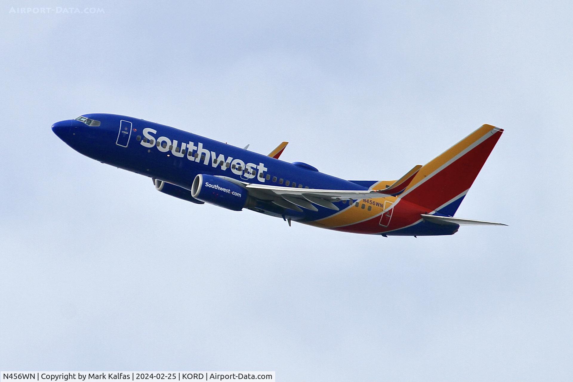 N456WN, 2004 Boeing 737-7H4 C/N 32463, B737 Southwest BOEING 737-7H4 N456WN SWA430 ORD-TPA