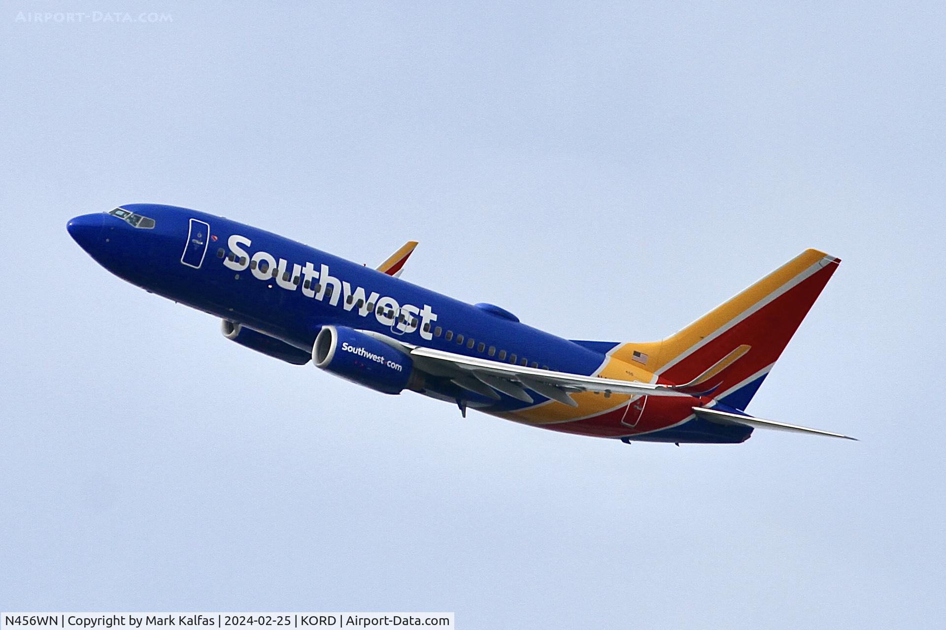 N456WN, 2004 Boeing 737-7H4 C/N 32463, B737 Southwest BOEING 737-7H4 N456WN SWA430 ORD-TPA