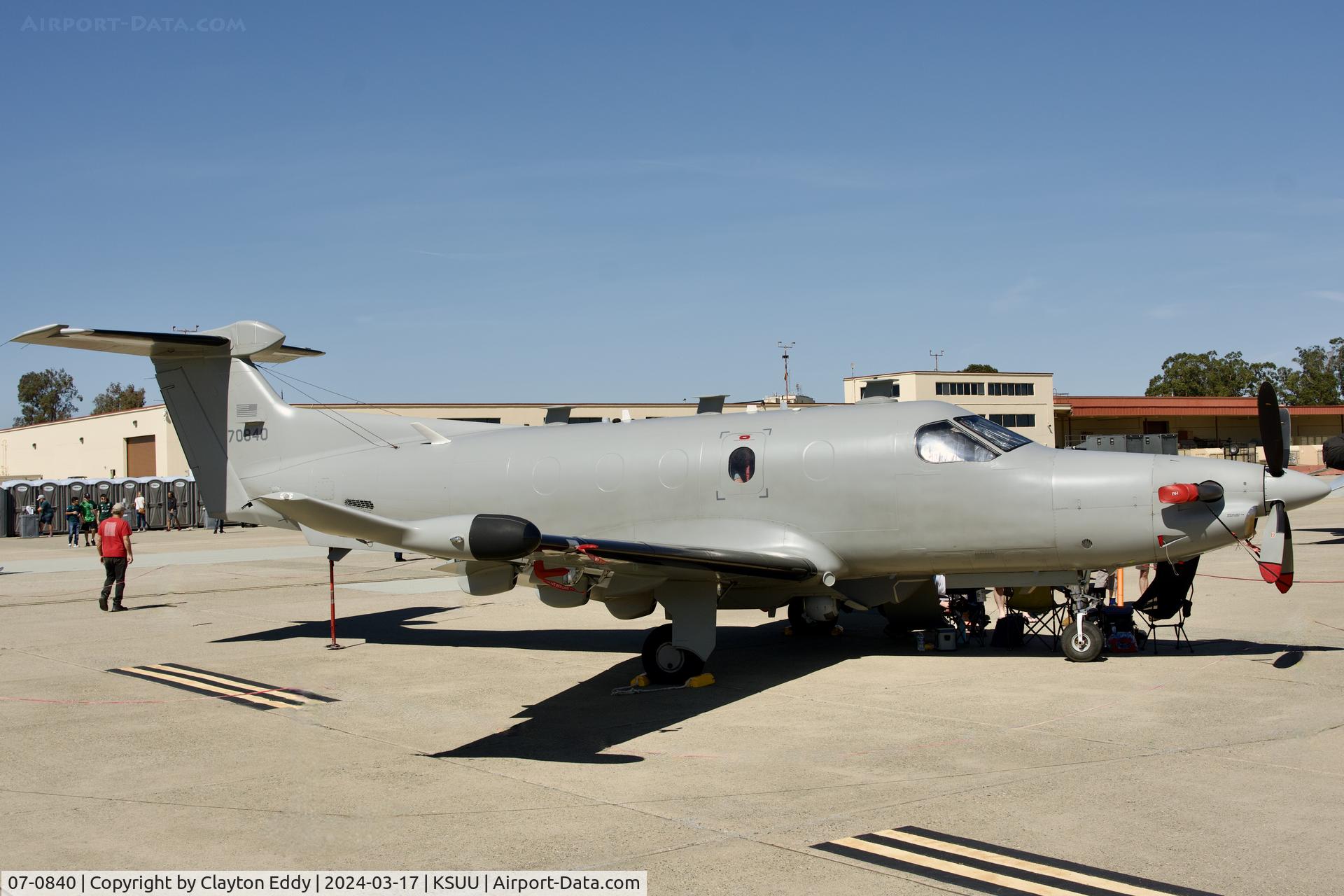 07-0840, 2007 Pilatus U-28A C/N 840, Travis AFB airshow California 2024.